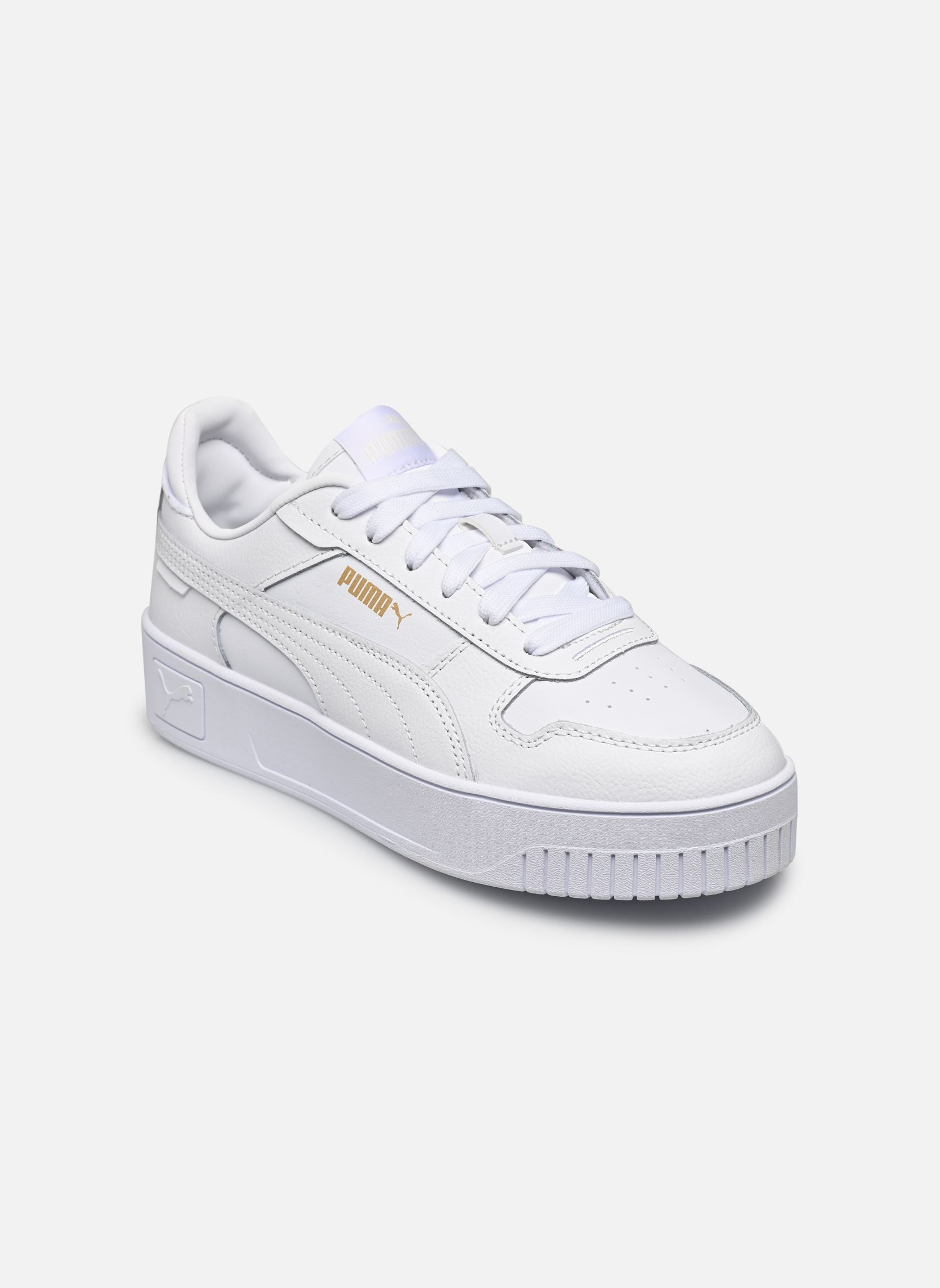 Baskets basses Carina Street Wns femme blanc Puma Baskets basses Carina Street Wns femme blanc PUMA White-PUMA White-PUMA Gol