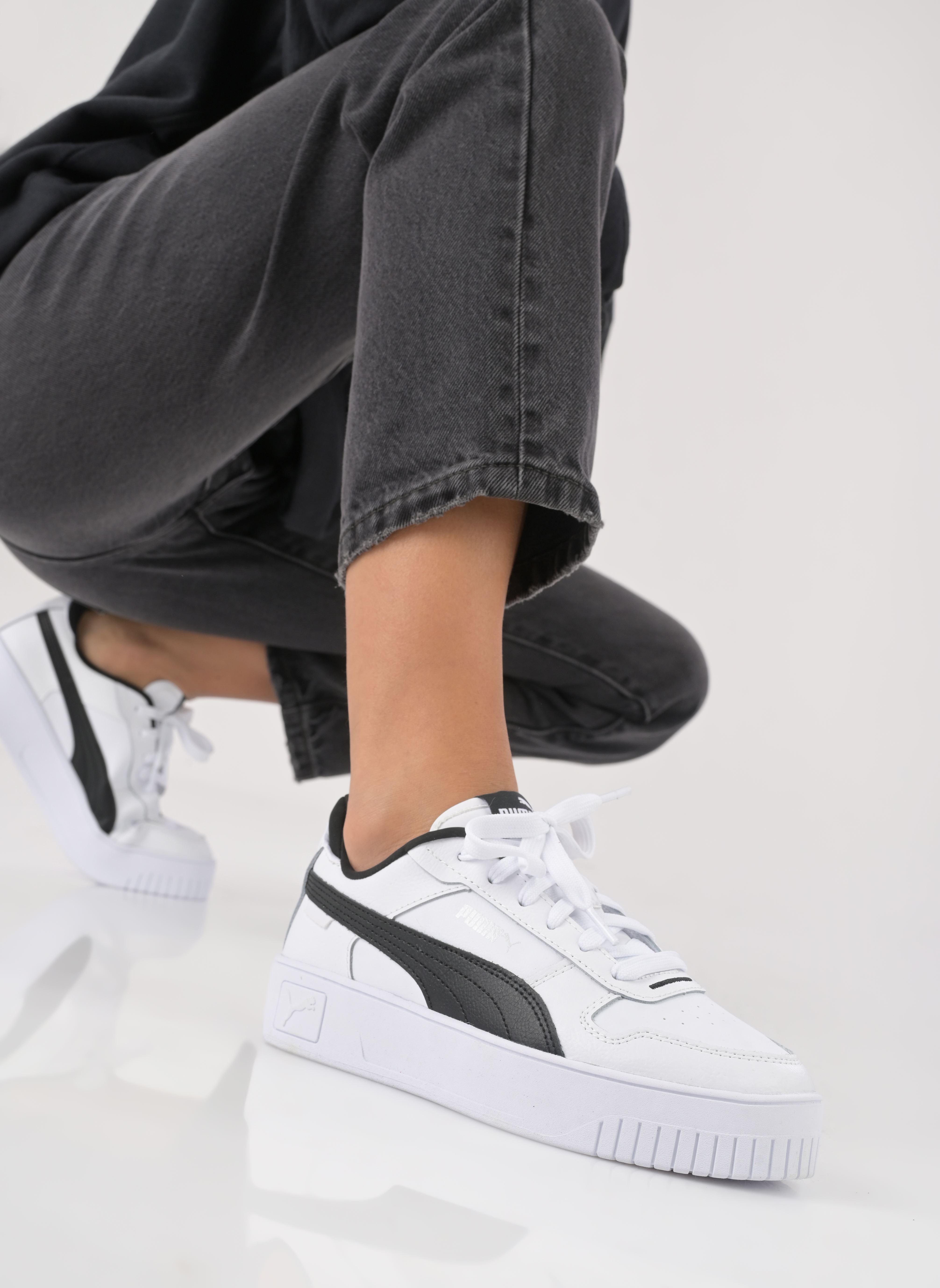Baskets basses Carina Street Wns femme blanc Puma Baskets basses Carina Street Wns femme blanc PUMA WHITE-PUMA BLACK-PUMA SIL