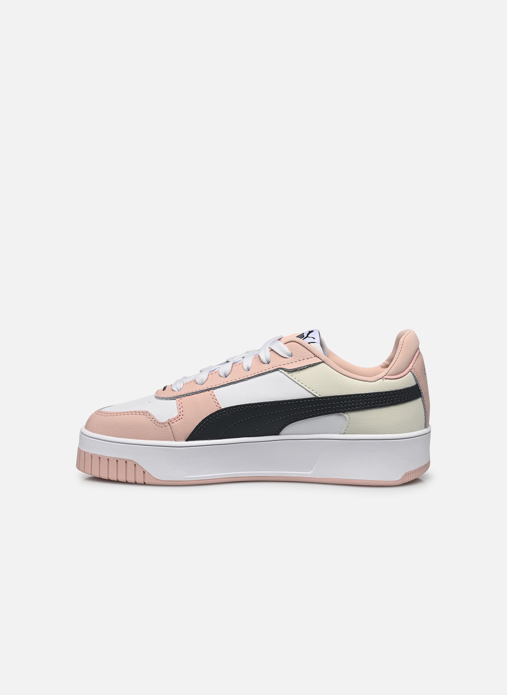 Baskets basses Carina Street Wns femme multicolore Puma Baskets basses Carina Street Wns femme multicolore PUMA WHITE-STRONG GRAY-ROSE QU