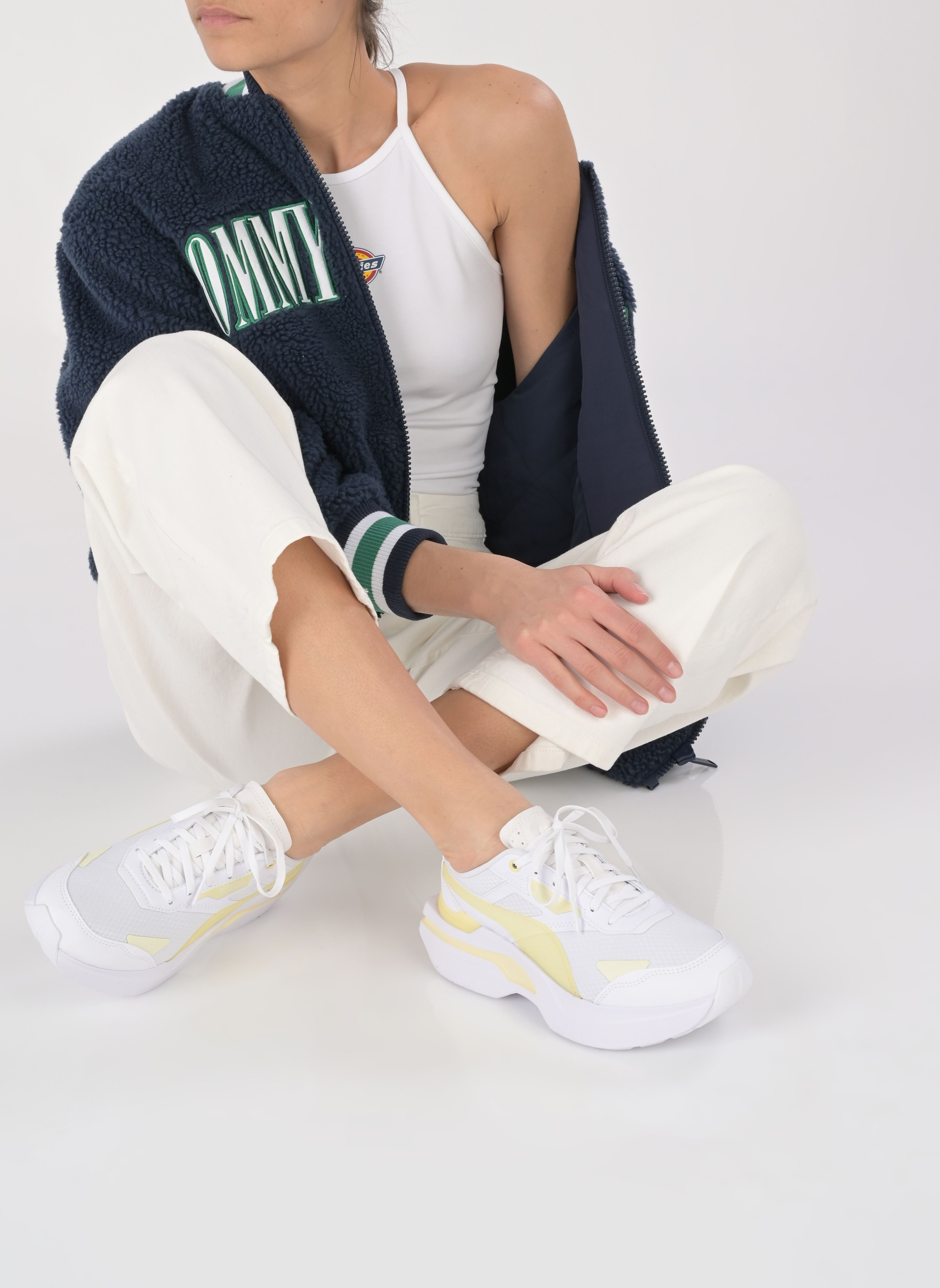 Niedrige Sneaker Kosmo Rider Tech Wns damen weiß Puma Niedrige Sneaker Kosmo Rider Tech Wns damen weiß PUMA WHITE-ANISE FLOWER
