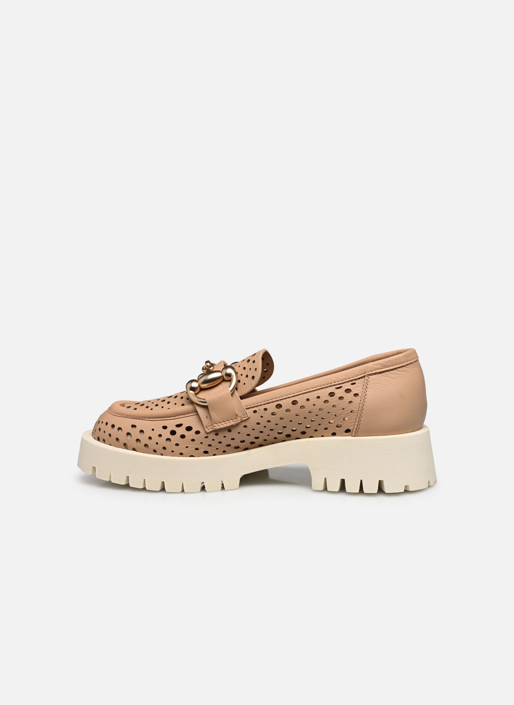 Mocassins E656E2 femme beige Semerdjian Mocassins E656E2 femme beige 608