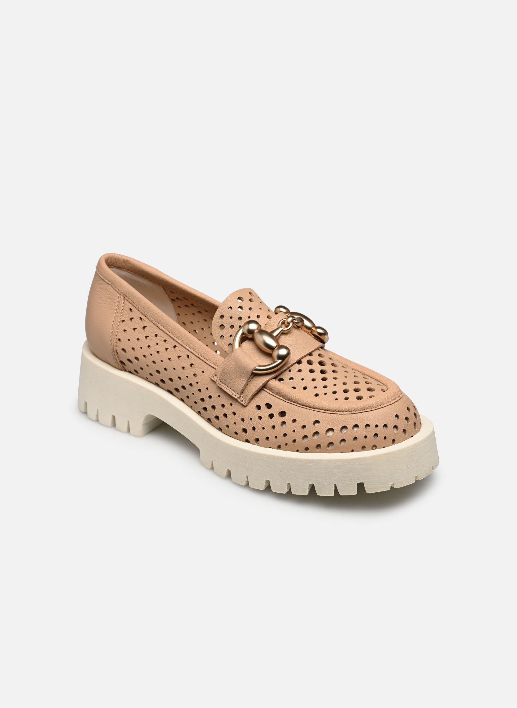 Mocassins E656E2 femme beige Semerdjian Mocassins E656E2 femme beige 608