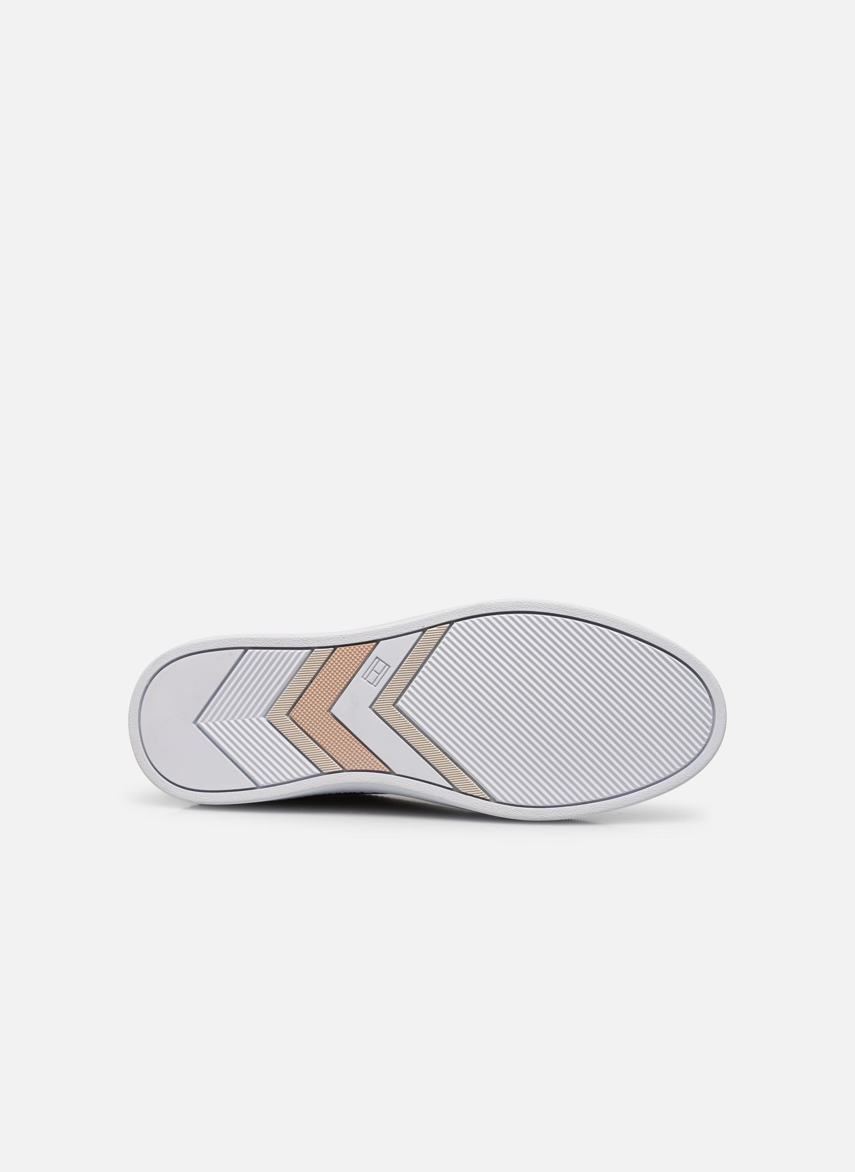 Niedrige Sneaker LEATHER COURT SNEAKER damen beige Tommy Hilfiger Niedrige Sneaker LEATHER COURT SNEAKER damen beige MISTY BLUSH