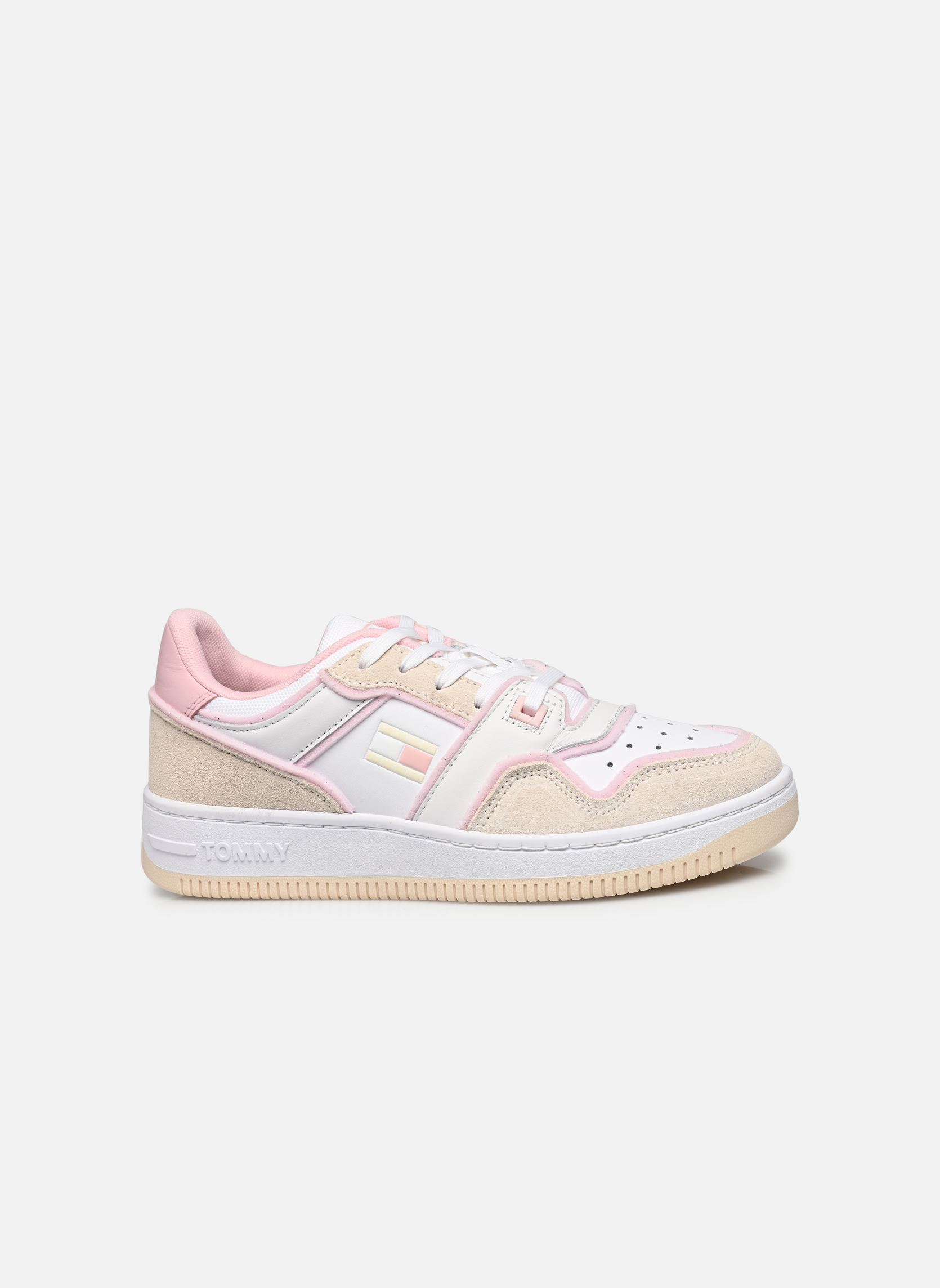 Niedrige Sneaker TOMMY JEANS DECON BASKET LOW CUT damen beige Tommy Hilfiger Niedrige Sneaker TOMMY JEANS DECON BASKET LOW CUT damen beige CALICO