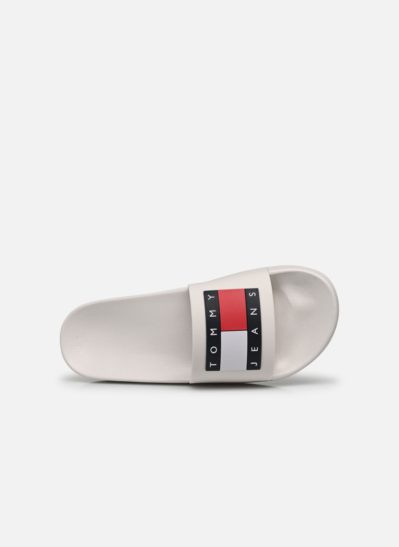 Strandsandalen TOMMY JEANS FLAG POOL SLD ESS dames wit Tommy Hilfiger Strandsandalen TOMMY JEANS FLAG POOL SLD ESS dames wit ECRU