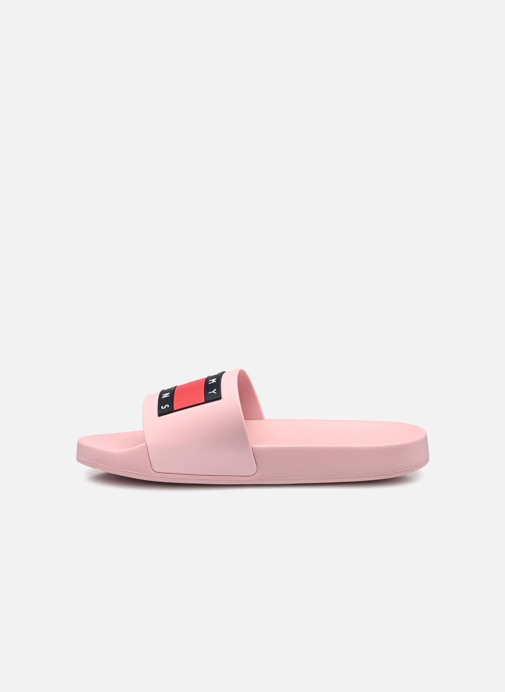Strandsandalen TOMMY JEANS FLAG POOL SLD ESS dames roze Tommy Hilfiger Strandsandalen TOMMY JEANS FLAG POOL SLD ESS dames roze MISTY PINK