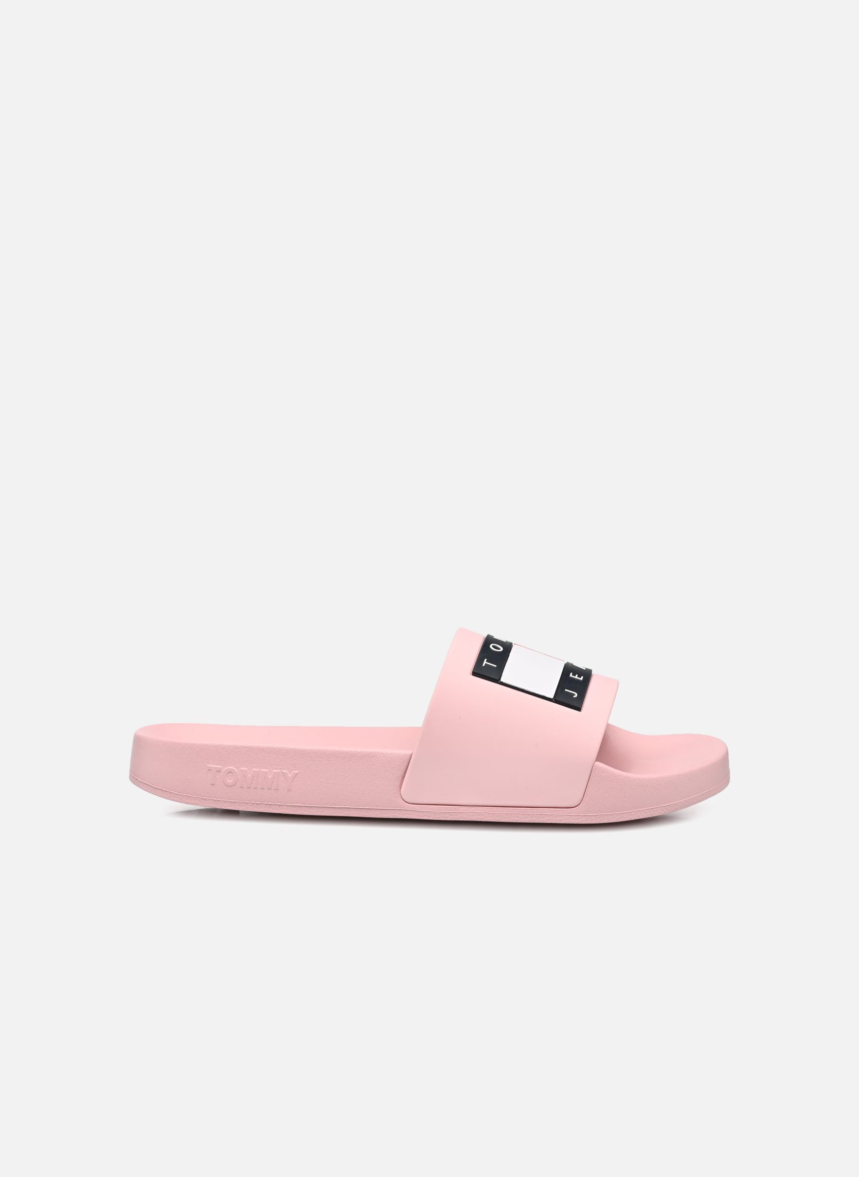 Strandsandalen TOMMY JEANS FLAG POOL SLD ESS dames roze Tommy Hilfiger Strandsandalen TOMMY JEANS FLAG POOL SLD ESS dames roze MISTY PINK