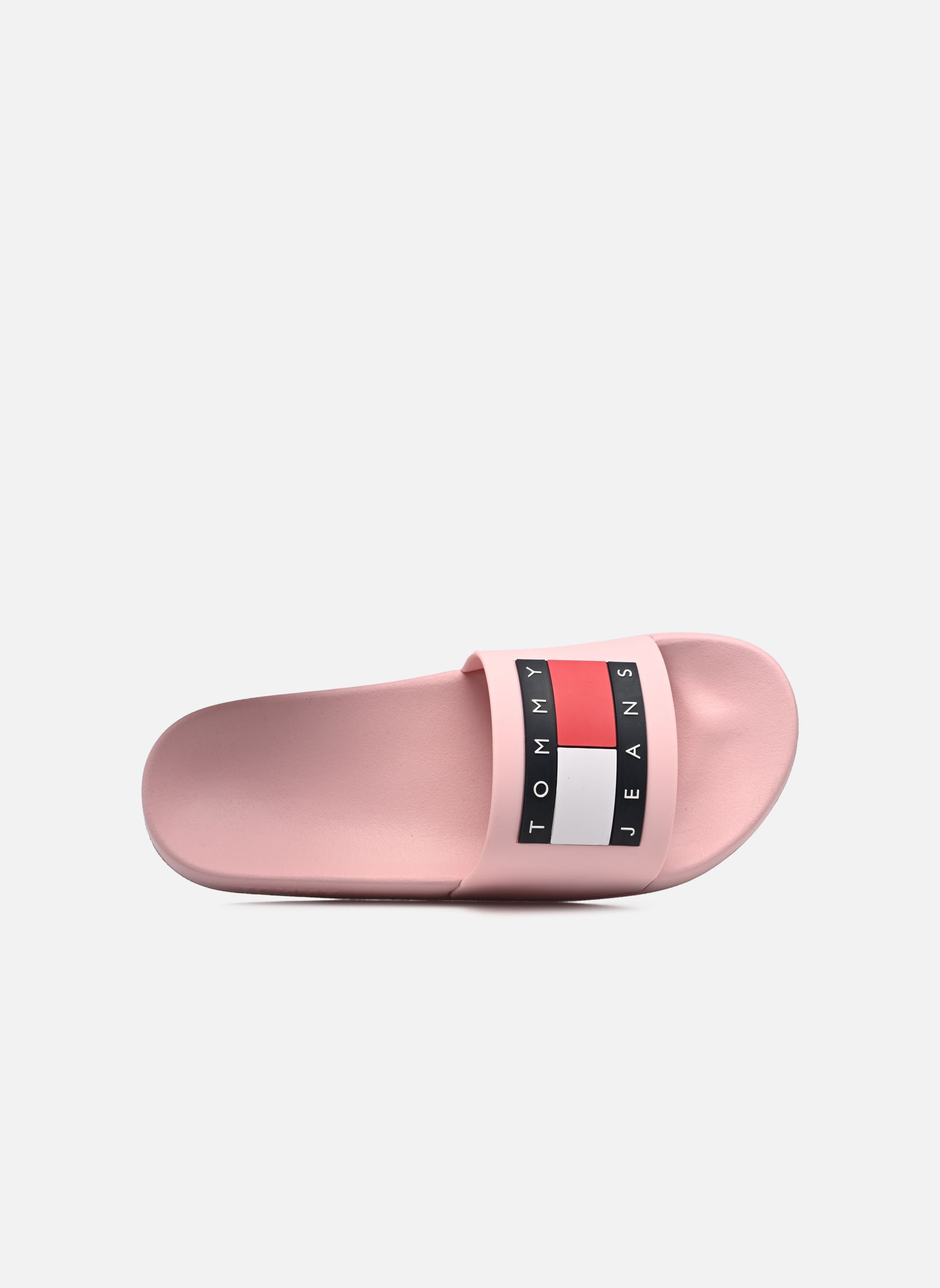 Strandsandalen TOMMY JEANS FLAG POOL SLD ESS dames roze Tommy Hilfiger Strandsandalen TOMMY JEANS FLAG POOL SLD ESS dames roze MISTY PINK