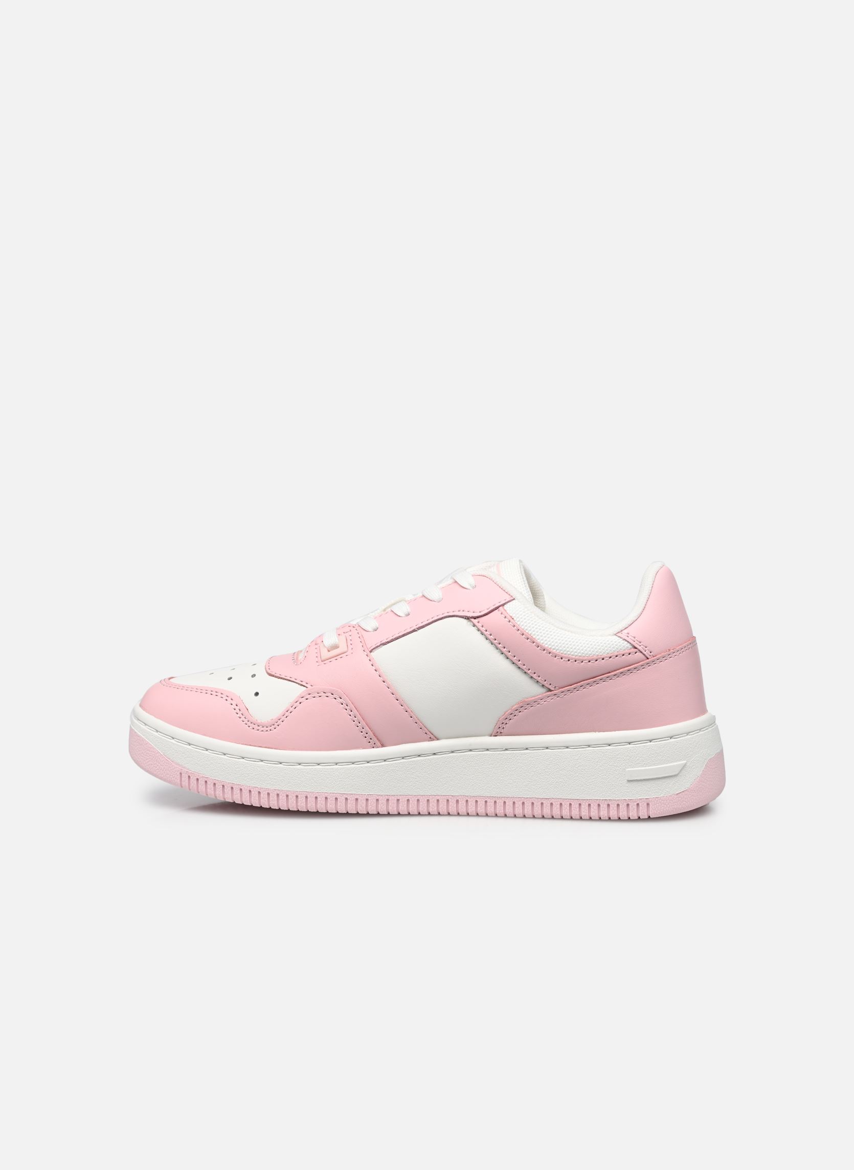 Baskets basses TOMMY JEANS RETRO BASKET WMN femme rose Tommy Hilfiger Baskets basses TOMMY JEANS RETRO BASKET WMN femme rose MISTY PINK
