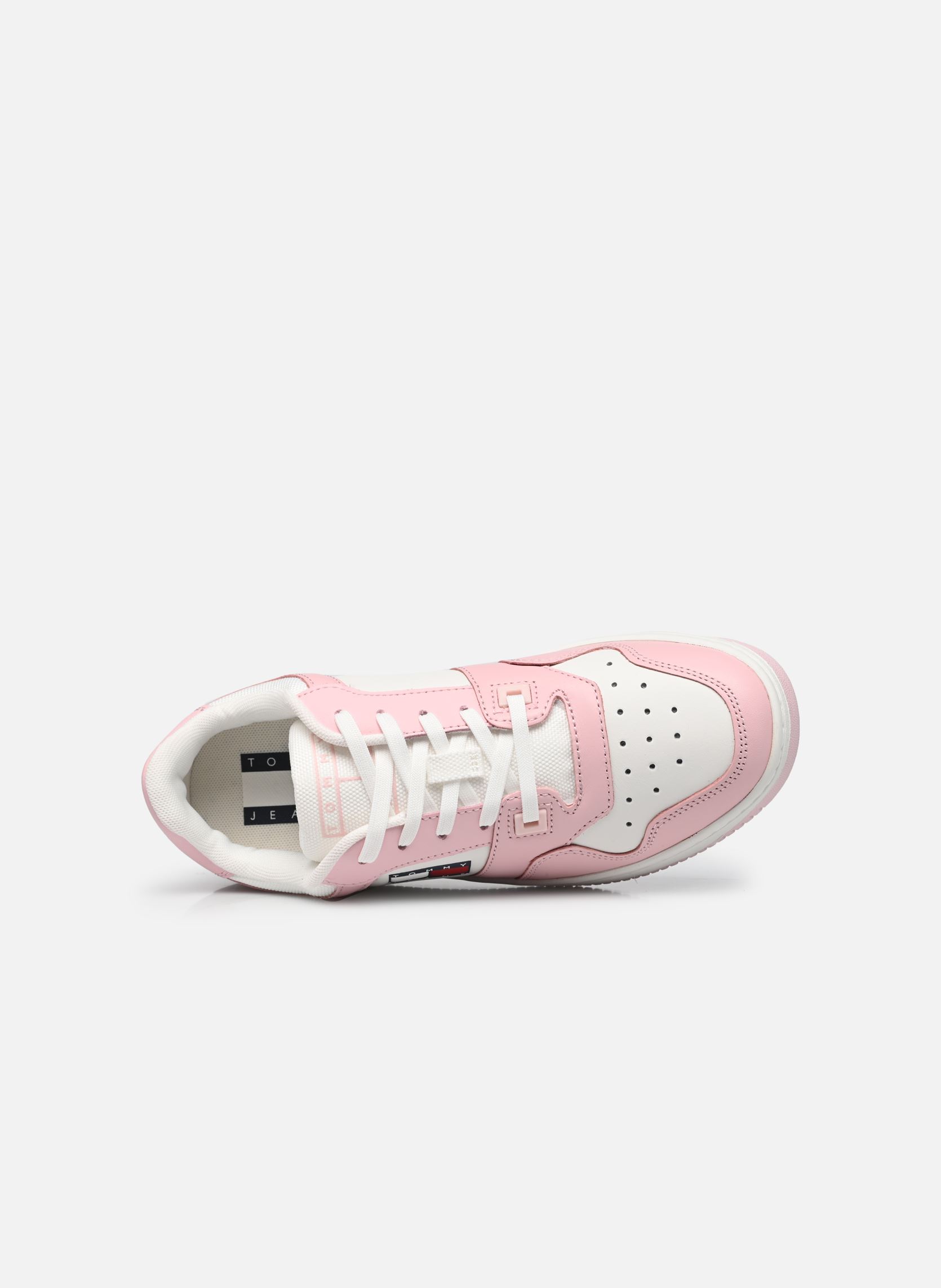 Baskets basses TOMMY JEANS RETRO BASKET WMN femme rose Tommy Hilfiger Baskets basses TOMMY JEANS RETRO BASKET WMN femme rose MISTY PINK
