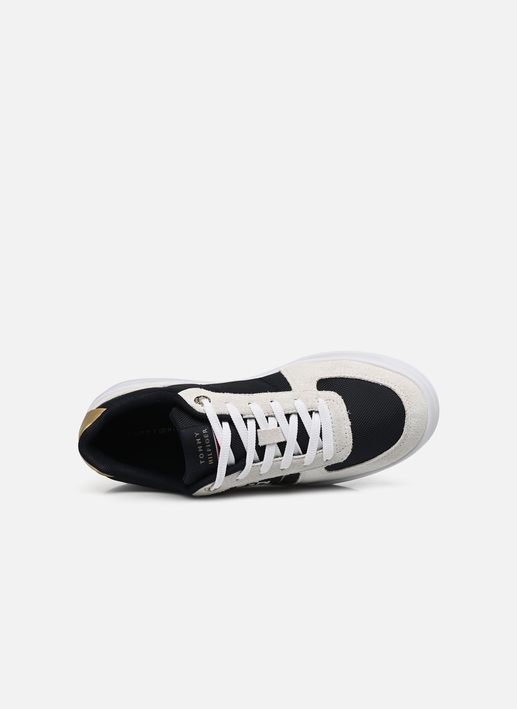 Lage sneakers BASKET SNEAKER WITH WEBBING GOLD dames blauw Tommy Hilfiger Lage sneakers BASKET SNEAKER WITH WEBBING GOLD dames blauw SPACE BLUE
