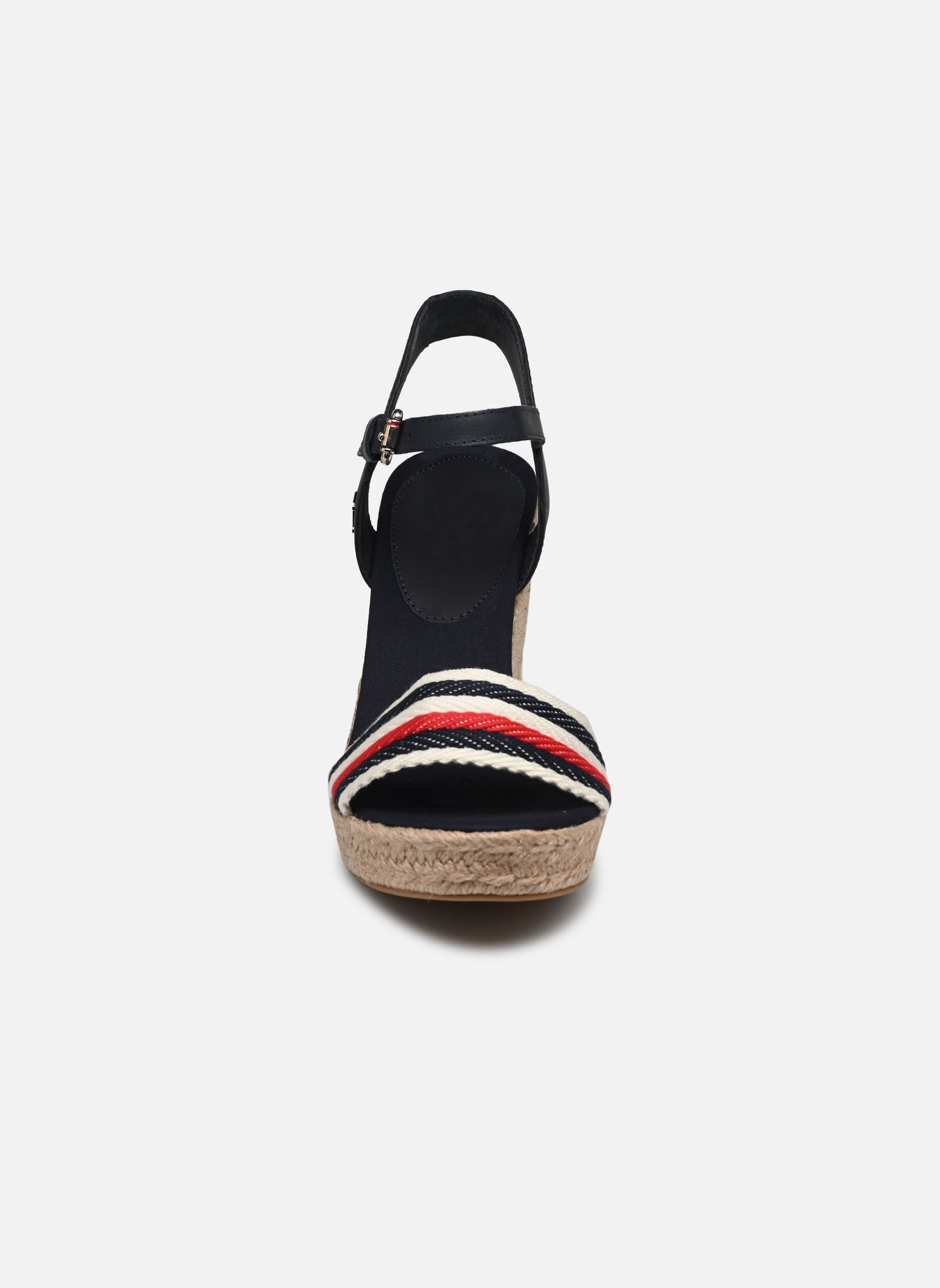 Espadrilles met sleehak en plateau CORPORATE WEDGE dames blauw Tommy Hilfiger Espadrilles met sleehak en plateau CORPORATE WEDGE dames blauw SPACE BLUE