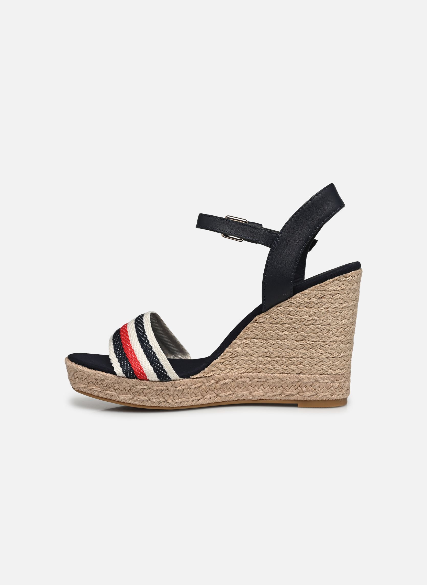 Espadrilles met sleehak en plateau CORPORATE WEDGE dames blauw Tommy Hilfiger Espadrilles met sleehak en plateau CORPORATE WEDGE dames blauw SPACE BLUE