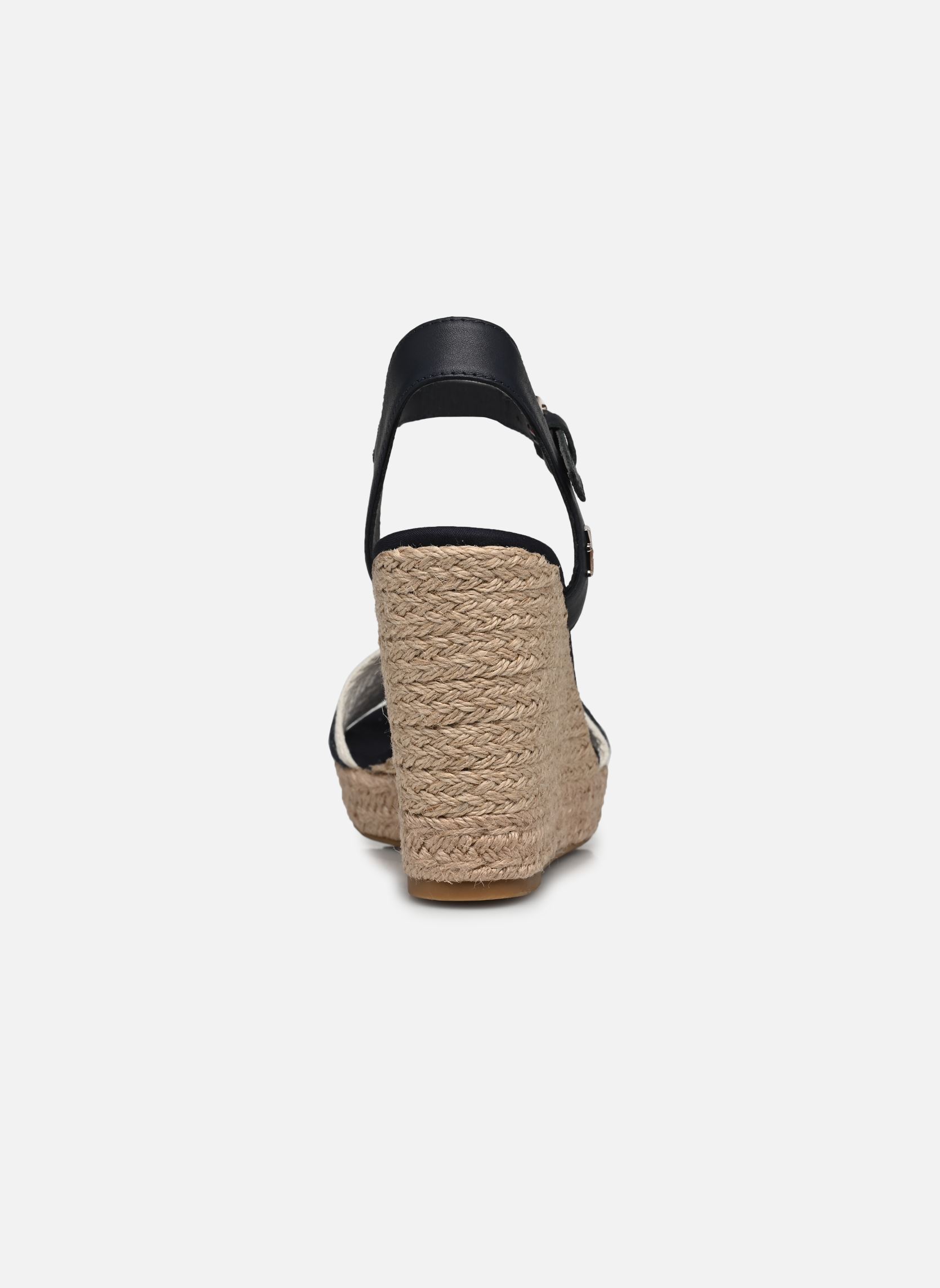 Espadrilles met sleehak en plateau CORPORATE WEDGE dames blauw Tommy Hilfiger Espadrilles met sleehak en plateau CORPORATE WEDGE dames blauw SPACE BLUE