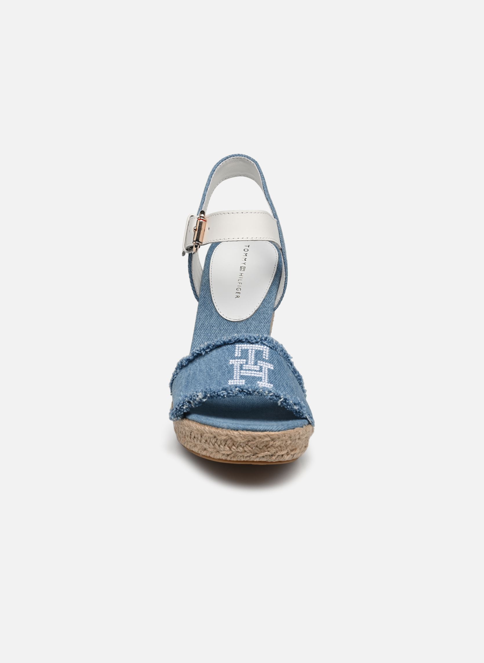 Espadrillas con zeppa e plateau DENIM WEDGE SANDAL donna blu Tommy Hilfiger Espadrillas con zeppa e plateau DENIM WEDGE SANDAL donna blu DENIM