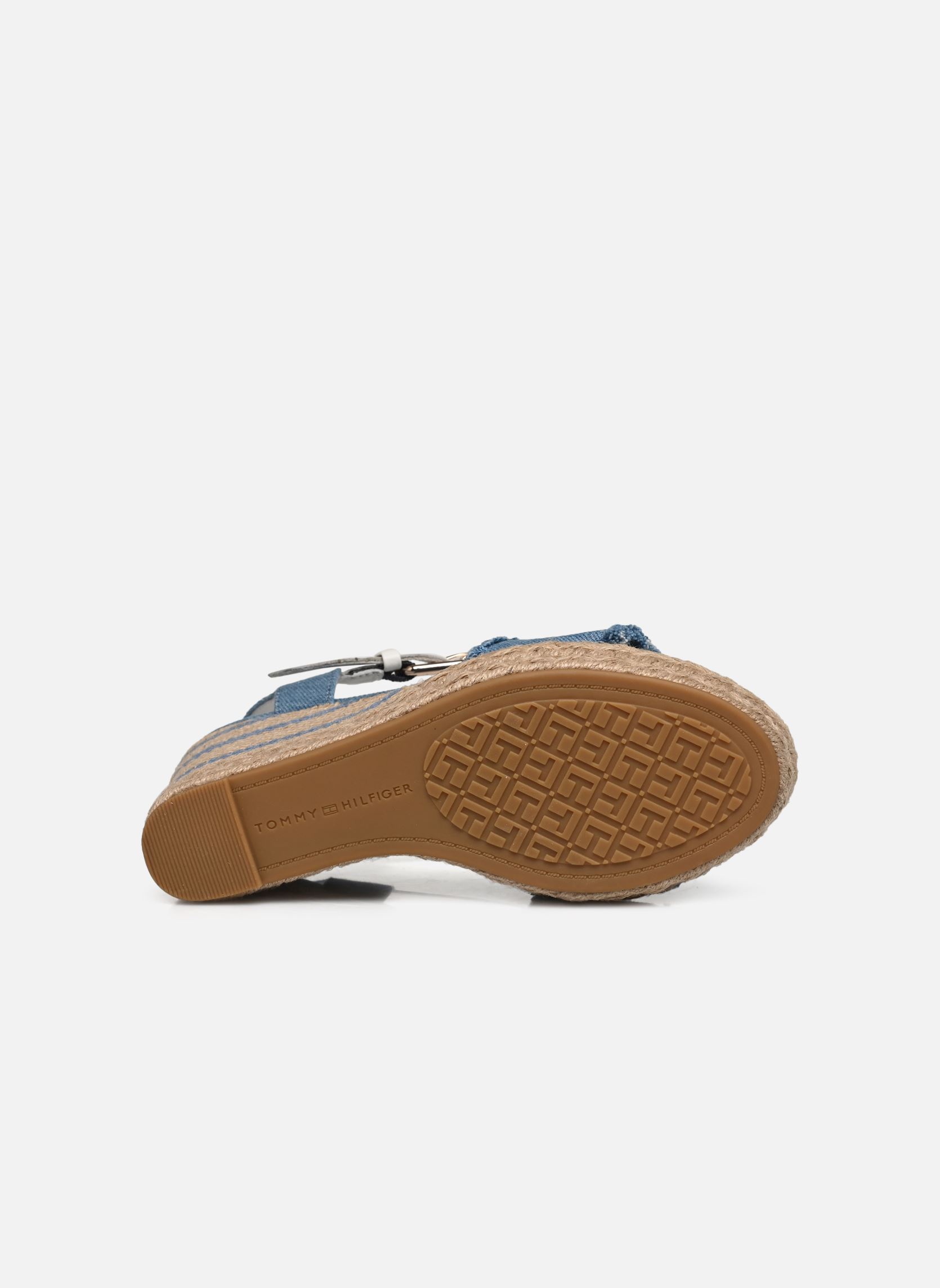 Espadrillas con zeppa e plateau DENIM WEDGE SANDAL donna blu Tommy Hilfiger Espadrillas con zeppa e plateau DENIM WEDGE SANDAL donna blu DENIM