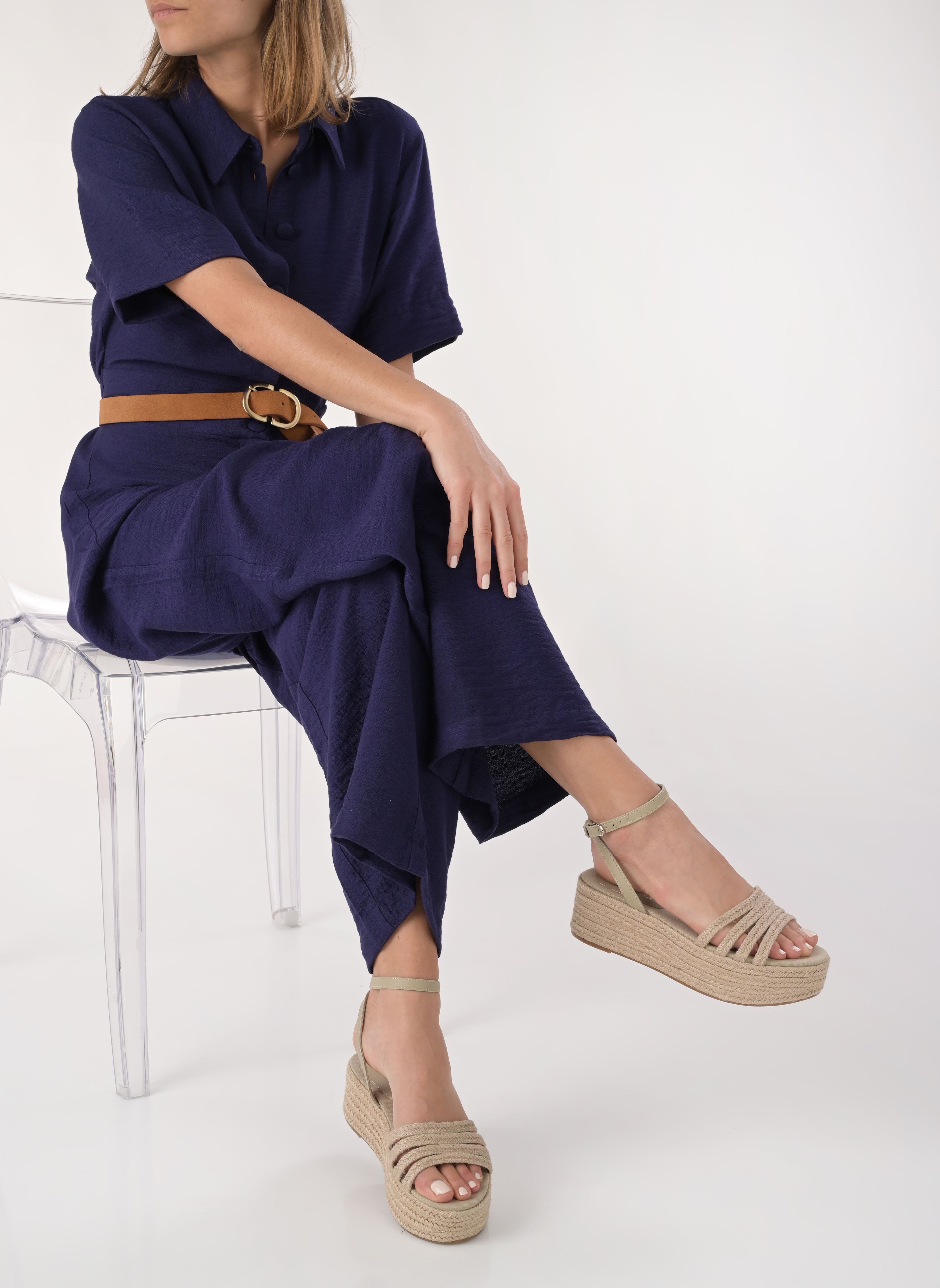 Keil- und Plateau-Espadrilles ESSENTIAL BASIC FLATFORM SANDAL damen beige Tommy Hilfiger Keil- und Plateau-Espadrilles ESSENTIAL BASIC FLATFORM SANDAL damen beige SANDALWOOD