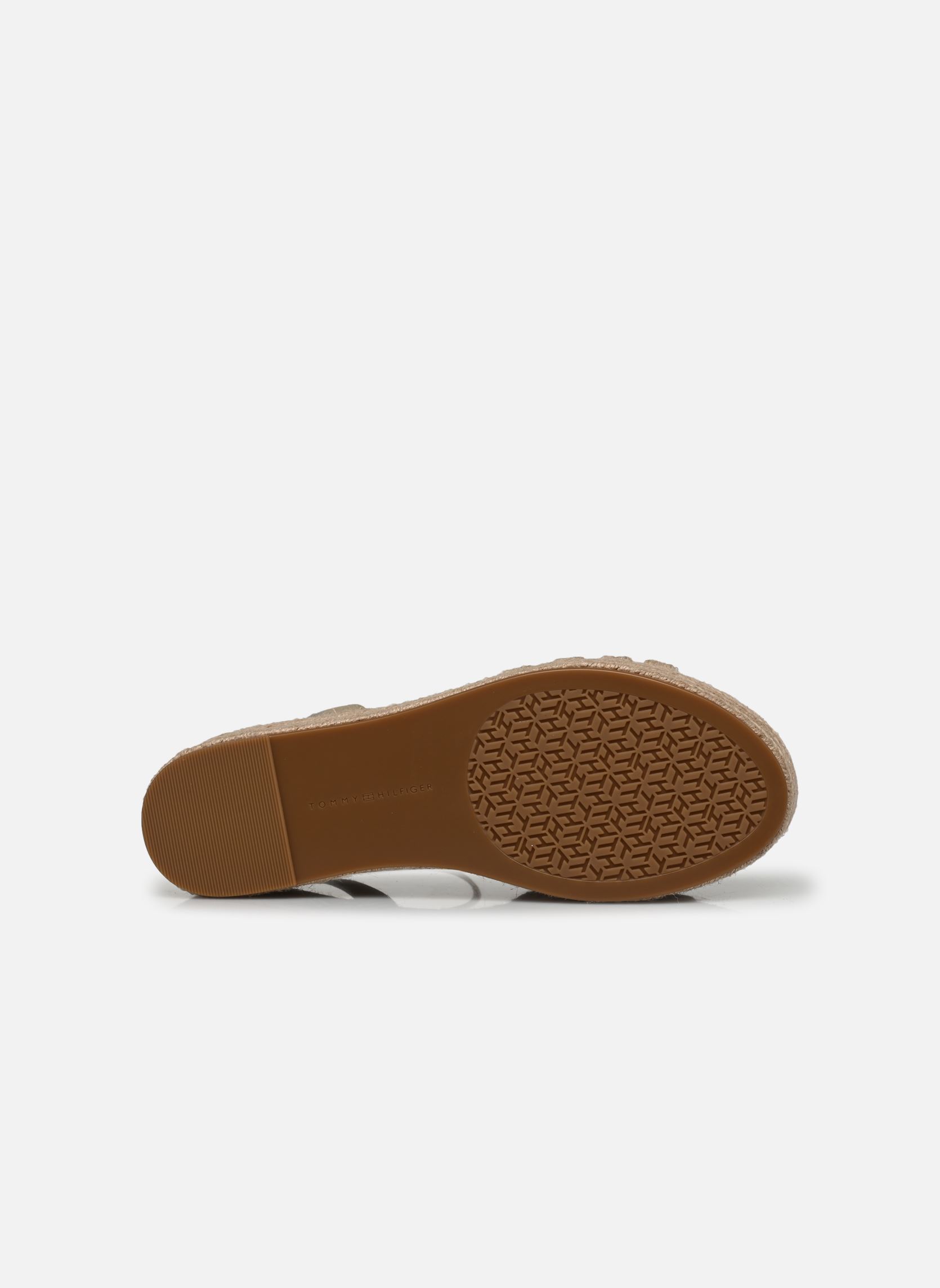 Keil- und Plateau-Espadrilles ESSENTIAL BASIC FLATFORM SANDAL damen beige Tommy Hilfiger Keil- und Plateau-Espadrilles ESSENTIAL BASIC FLATFORM SANDAL damen beige SANDALWOOD