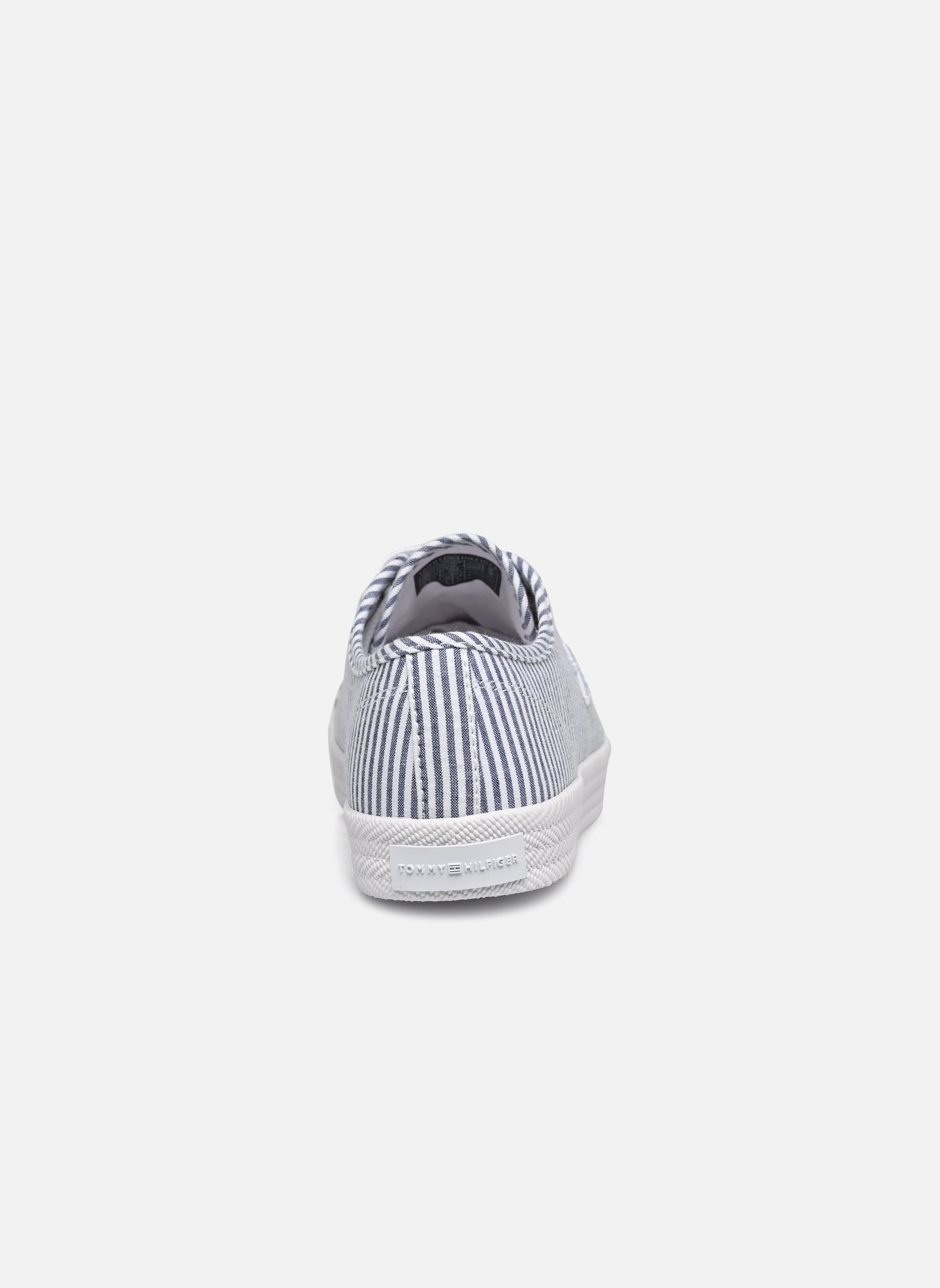 Niedrige Sneaker ESSENTIAL SNEAKER IN SEERSUCKER damen blau Tommy Hilfiger Niedrige Sneaker ESSENTIAL SNEAKER IN SEERSUCKER damen blau SEERSUCKER/BLUECOAST