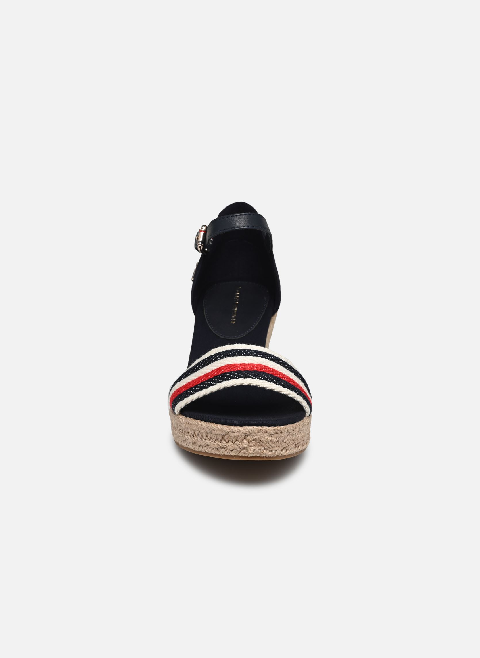 Espadrilles compensées et plateformes MID WEDGE CORPORATE femme bleu Tommy Hilfiger Espadrilles compensées et plateformes MID WEDGE CORPORATE femme bleu SPACE BLUE