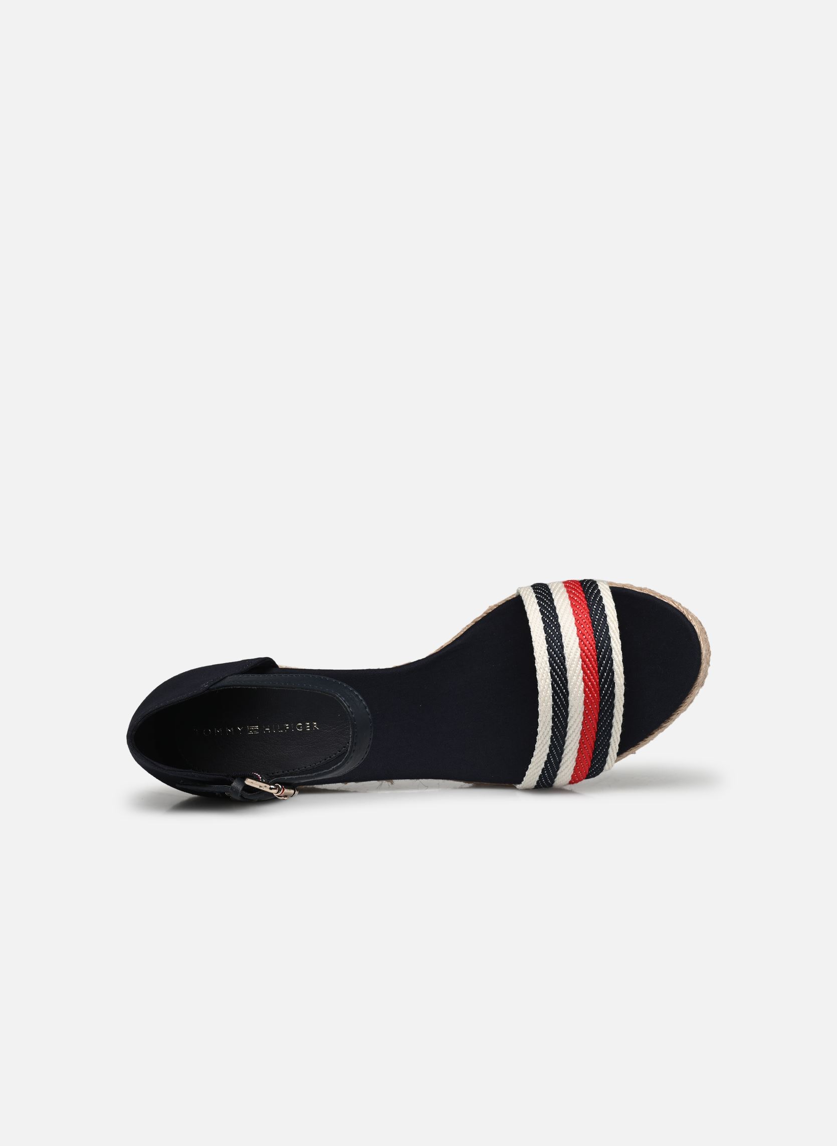Espadrilles compensées et plateformes MID WEDGE CORPORATE femme bleu Tommy Hilfiger Espadrilles compensées et plateformes MID WEDGE CORPORATE femme bleu SPACE BLUE