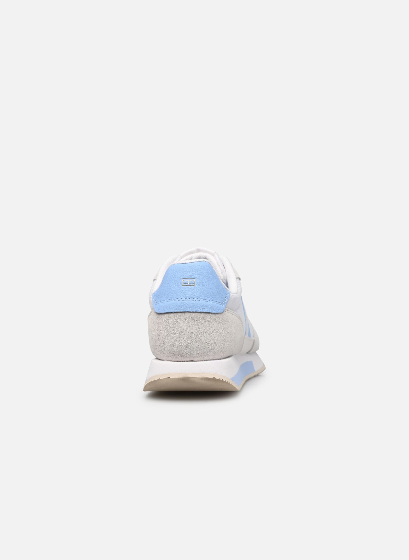 Niedrige Sneaker RUNNER WITH TH WEBBING damen blau Tommy Hilfiger Niedrige Sneaker RUNNER WITH TH WEBBING damen blau VESSEL BLUE