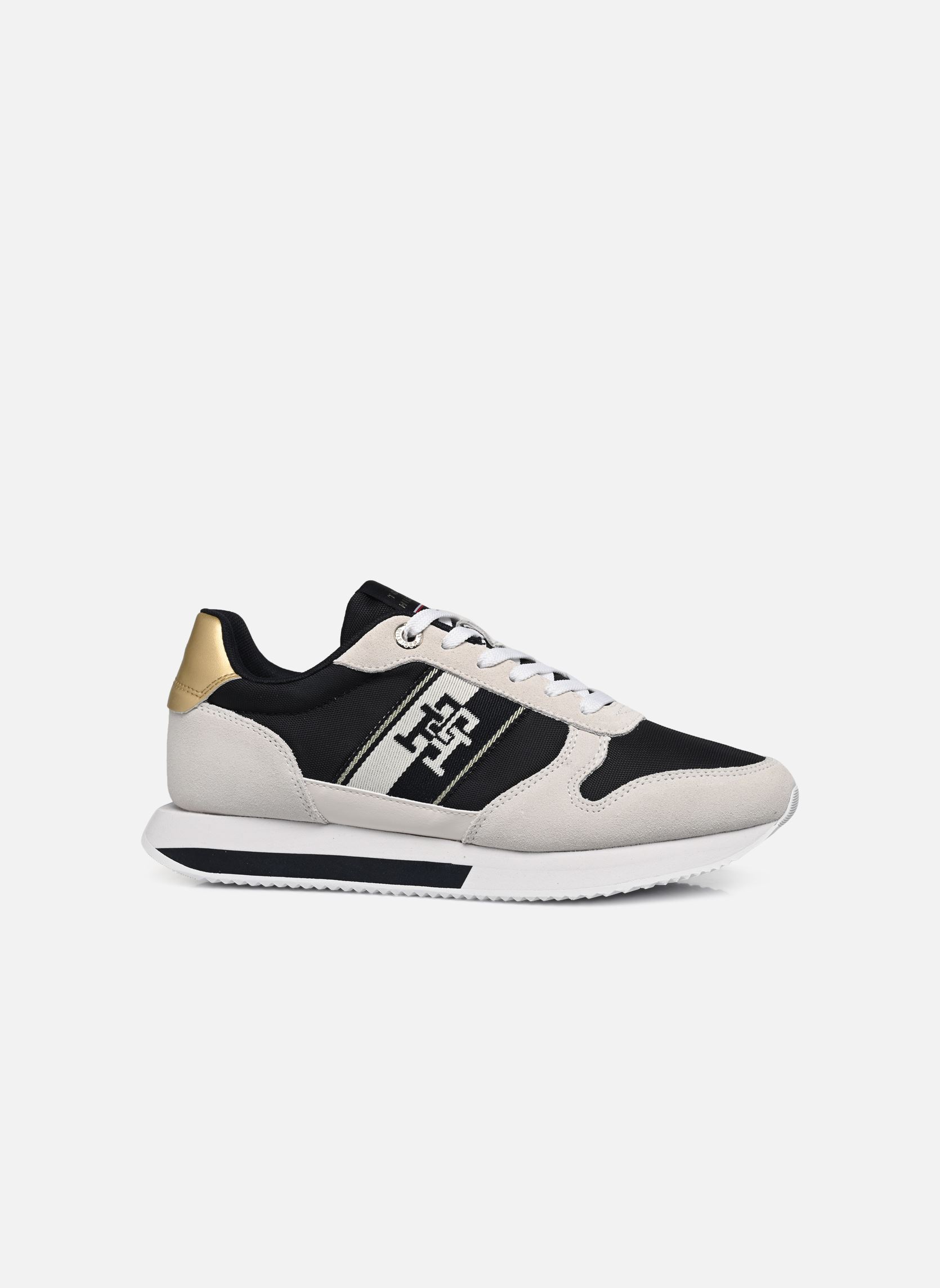 Baskets basses RUNNER WITH TH WEBBING GOLD femme bleu Tommy Hilfiger Baskets basses RUNNER WITH TH WEBBING GOLD femme bleu SPACE BLUE