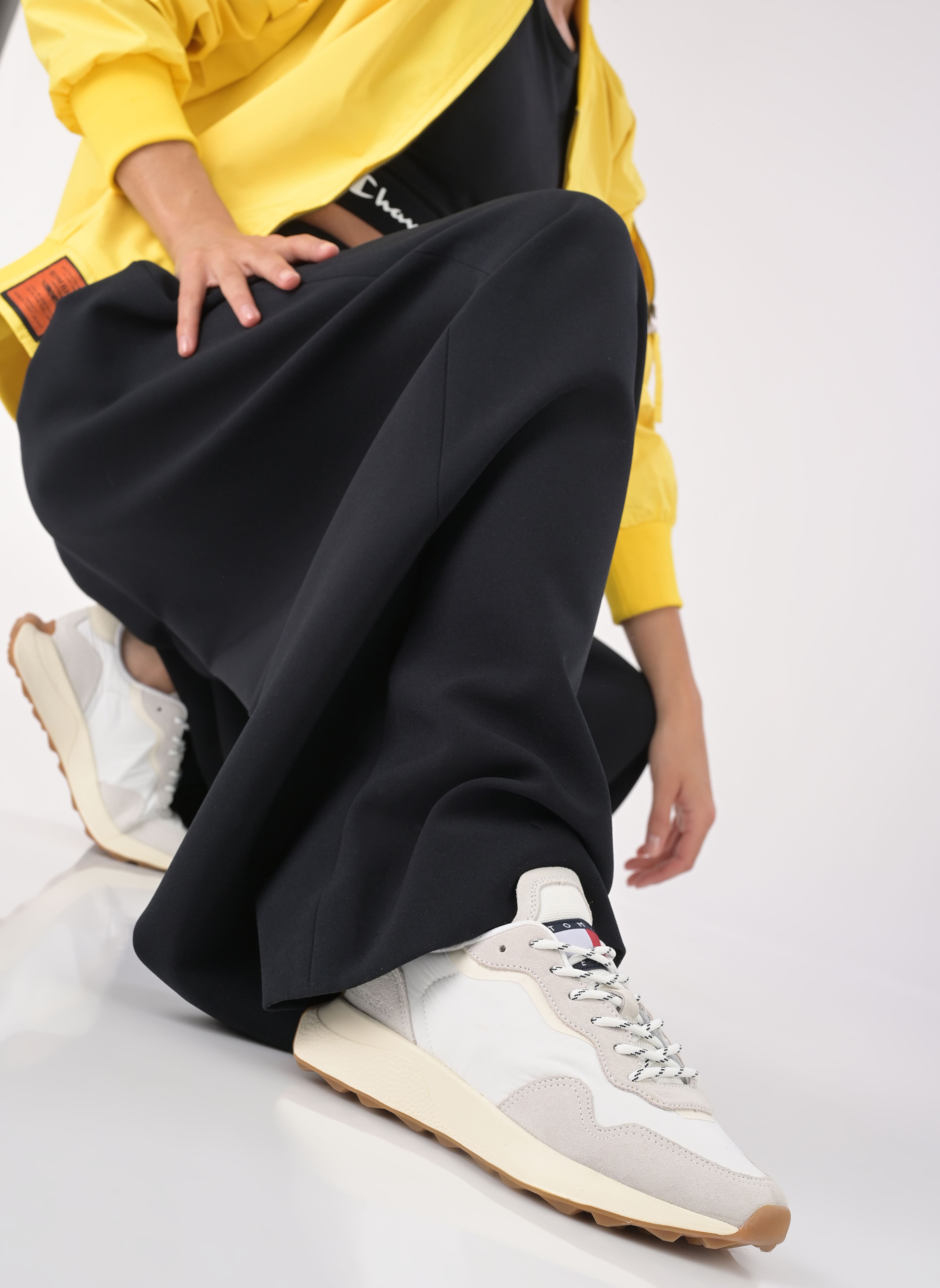 Baskets basses TOMMY JEANS WMNS NEW RUNNER femme blanc Tommy Hilfiger Baskets basses TOMMY JEANS WMNS NEW RUNNER femme blanc ECRU