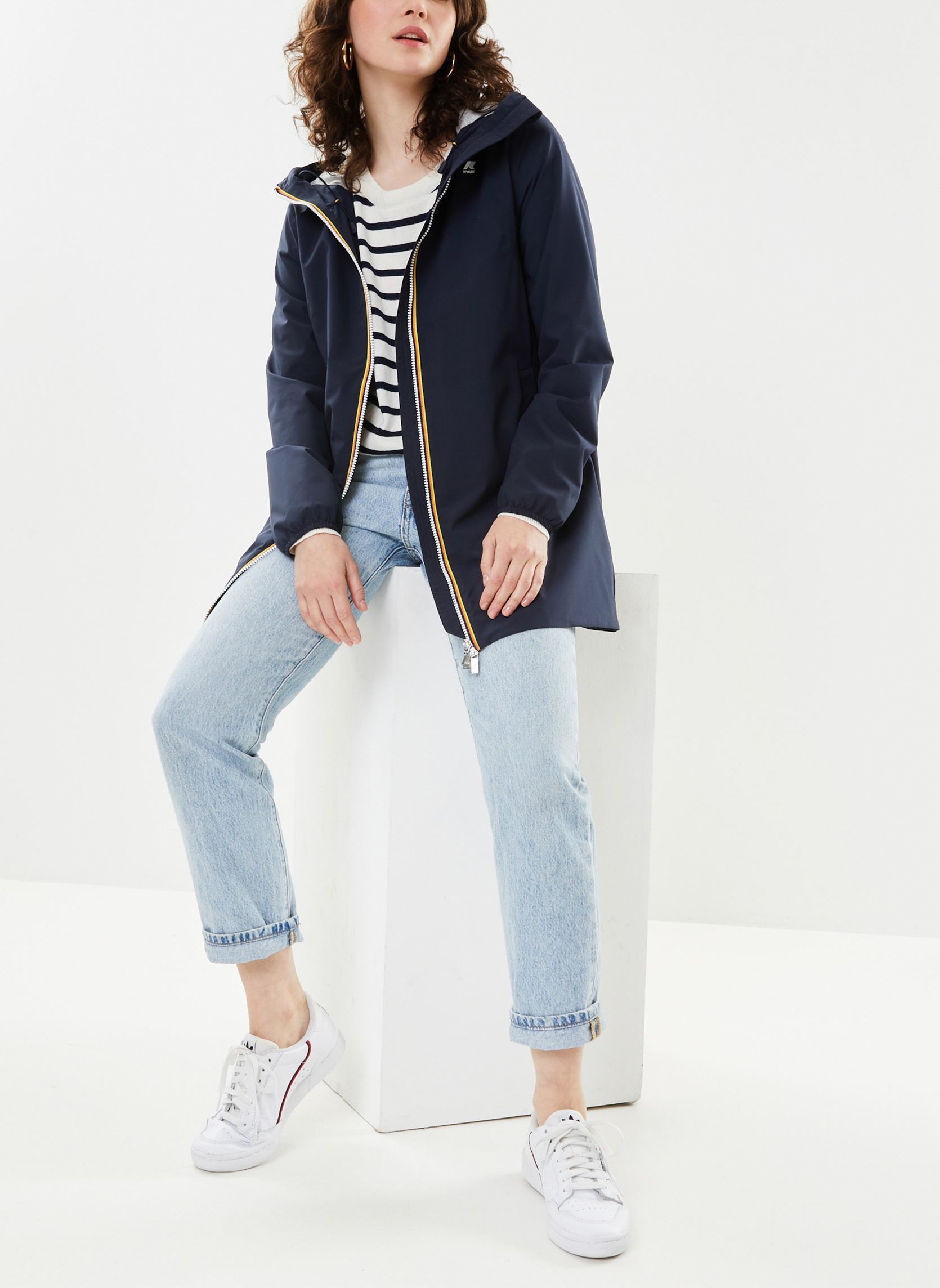 Regenjacken Sophie Stretch Poly Jerse Women damen blau K-Way Regenjacken Sophie Stretch Poly Jerse Women damen blau K89 DEPHT BLUE