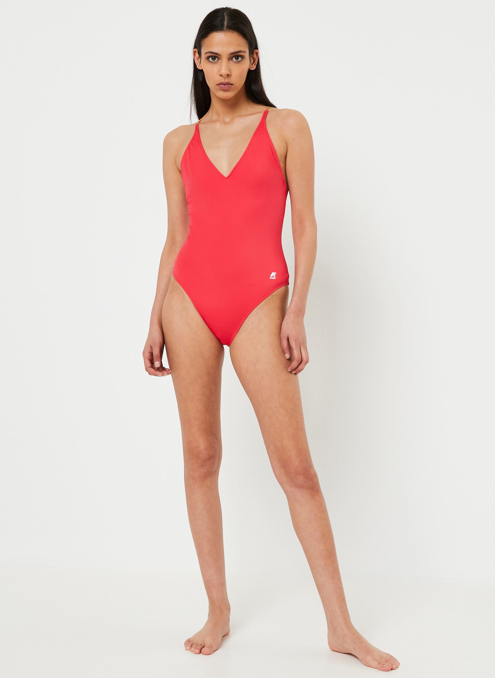 Un pezzo Crosel donna rosso K-Way Un pezzo Crosel donna rosso RED BERRY