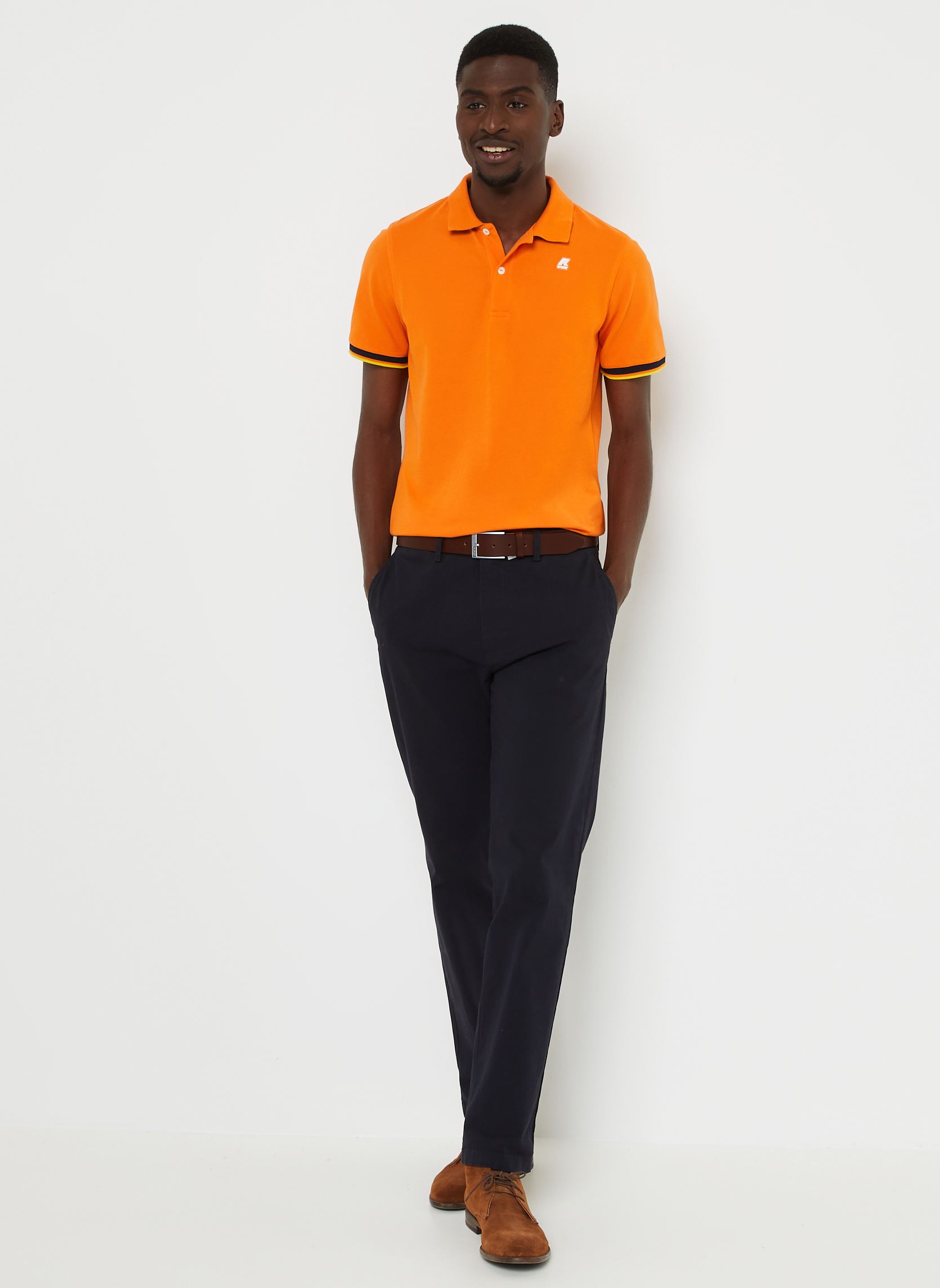 Polo's Vincent Men heren oranje K-Way Polo's Vincent Men heren oranje 667 ORANGE RUST