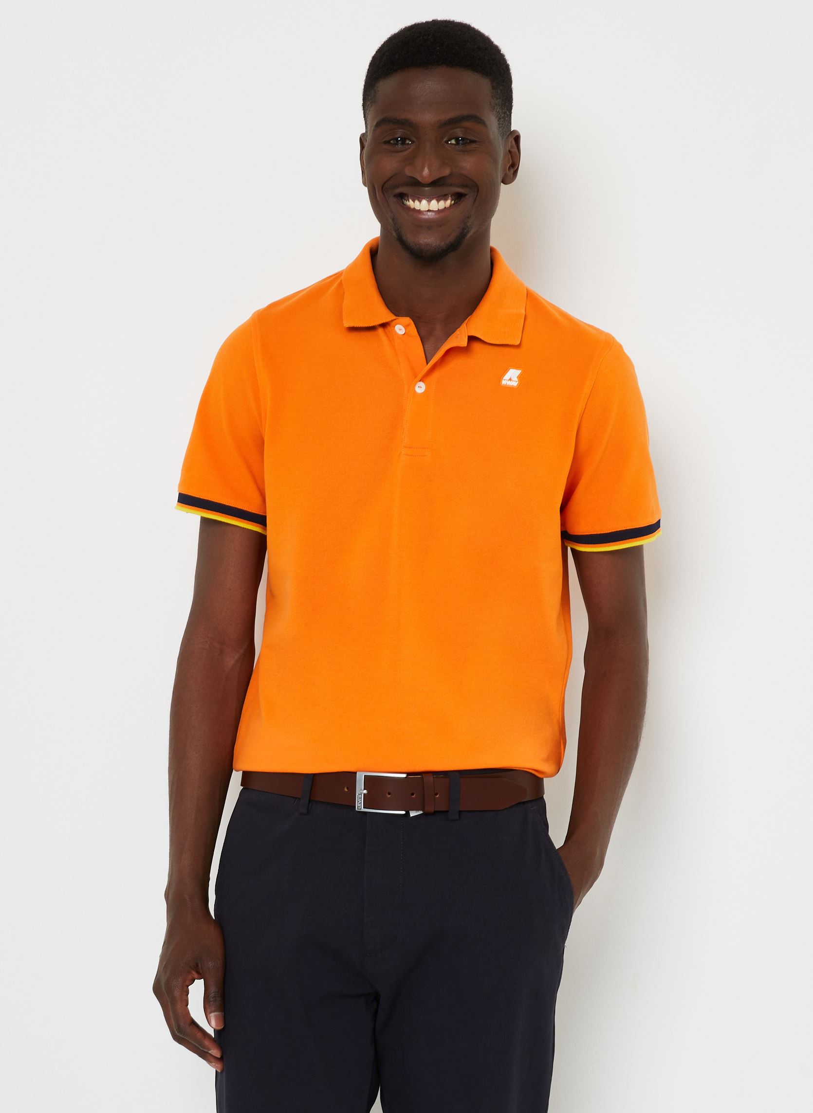 Polo's Vincent Men heren oranje K-Way Polo's Vincent Men heren oranje 667 ORANGE RUST