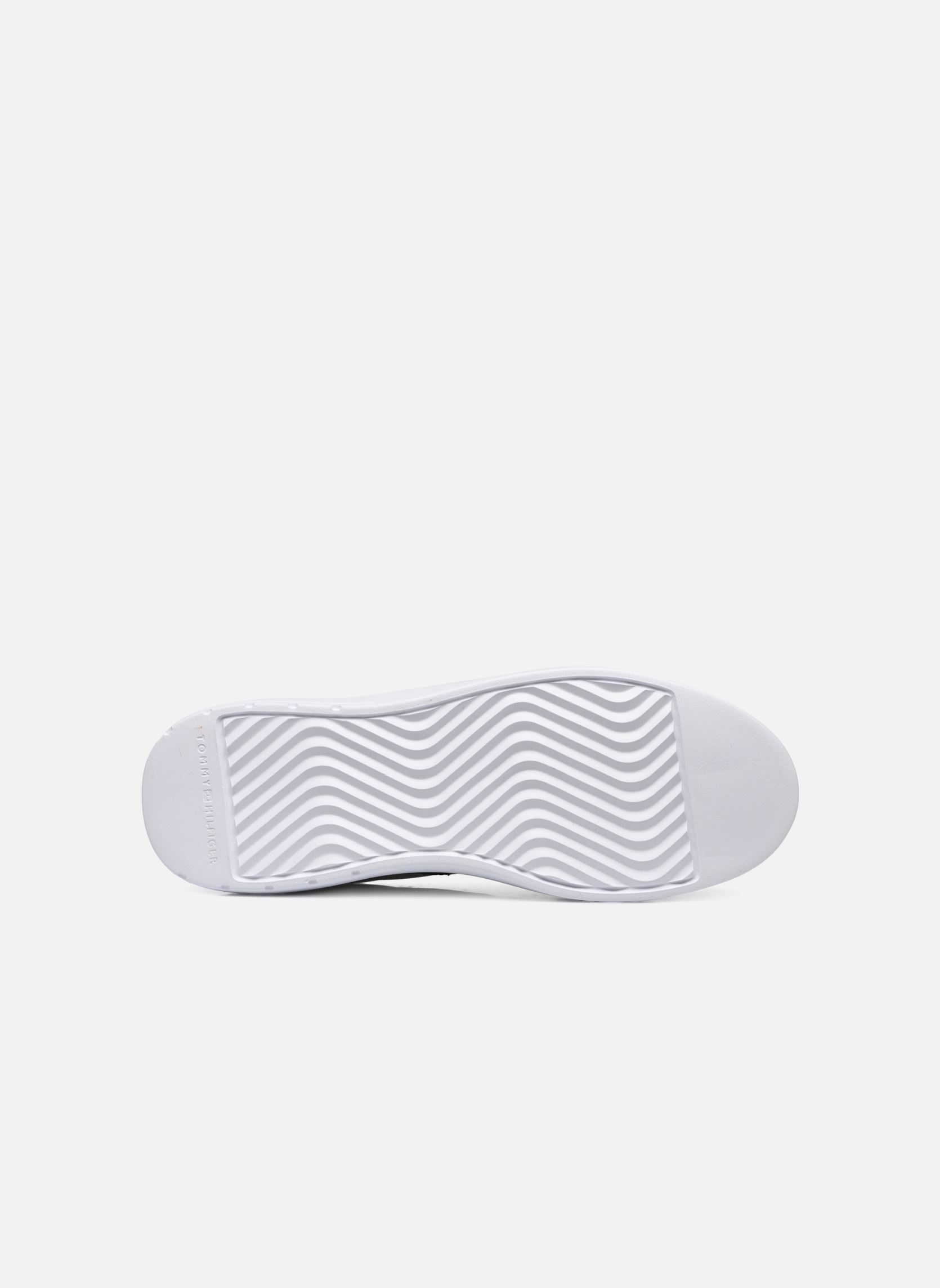 Baskets basses LIGHTWEIGHT LEATHER MIX CUP homme blanc Tommy Hilfiger Baskets basses LIGHTWEIGHT LEATHER MIX CUP homme blanc WHITE