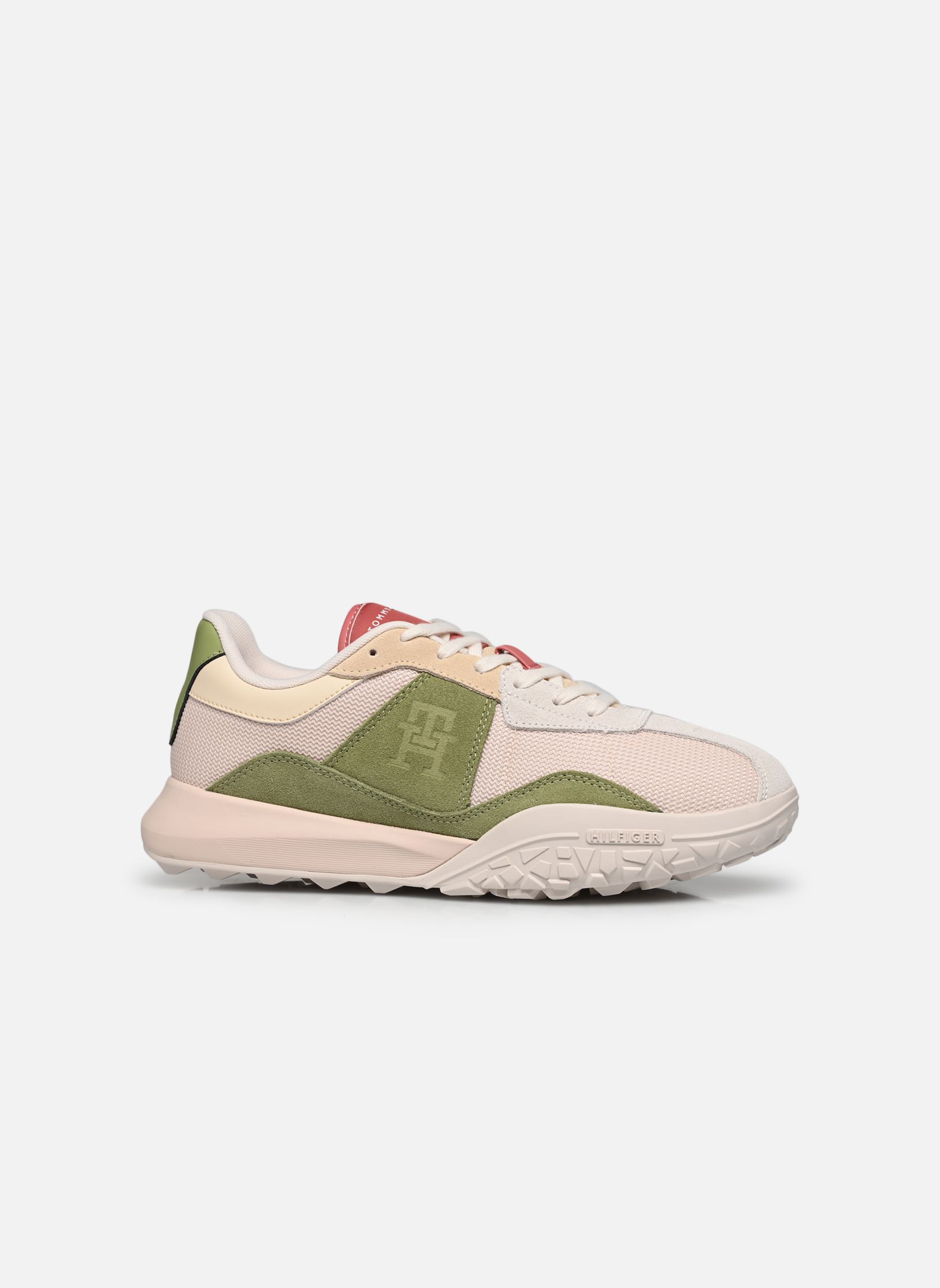 Niedrige Sneaker RETRO MODERN RUNNER herren weiß Tommy Hilfiger Niedrige Sneaker RETRO MODERN RUNNER herren weiß WEATHERED WHITE