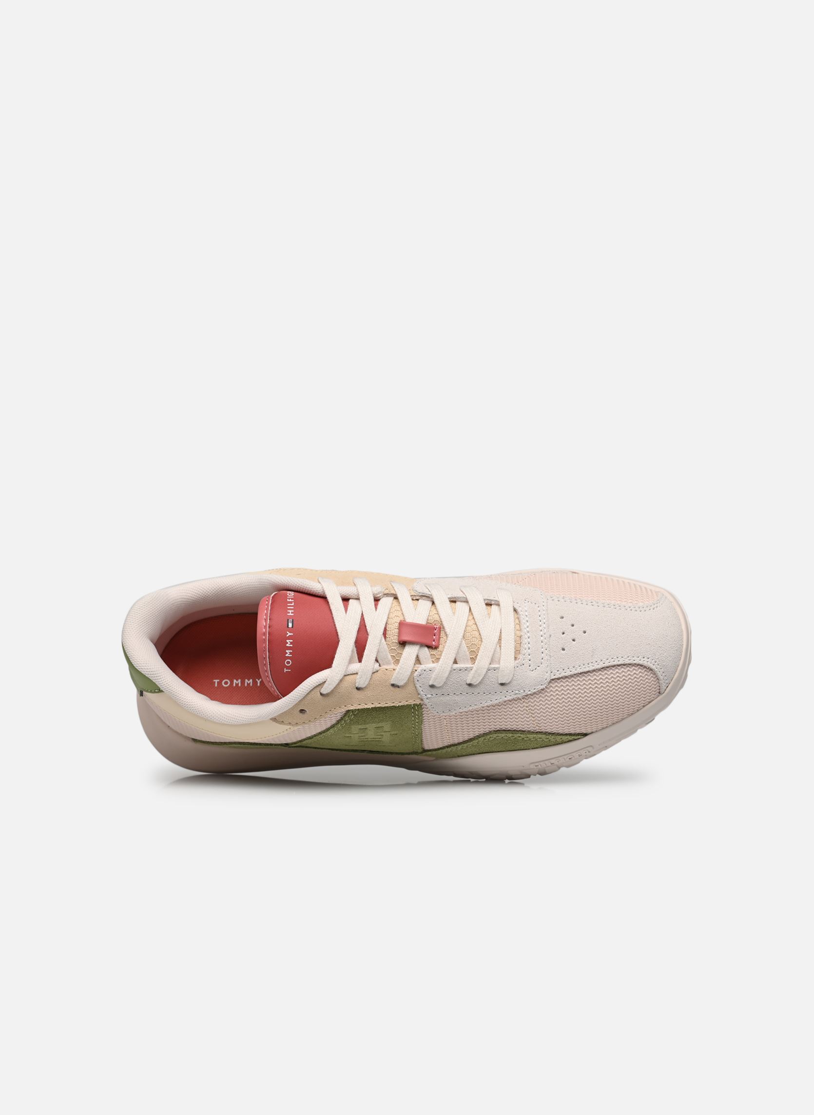 Niedrige Sneaker RETRO MODERN RUNNER herren weiß Tommy Hilfiger Niedrige Sneaker RETRO MODERN RUNNER herren weiß WEATHERED WHITE