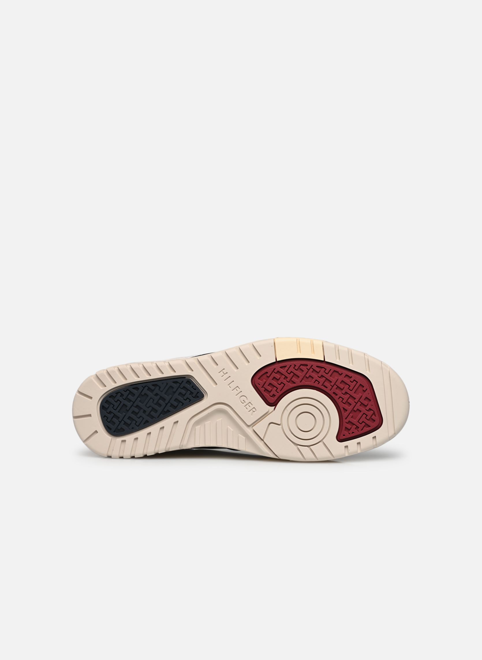 Niedrige Sneaker TH BASKET STREET MIX herren weiß Tommy Hilfiger Niedrige Sneaker TH BASKET STREET MIX herren weiß RWB