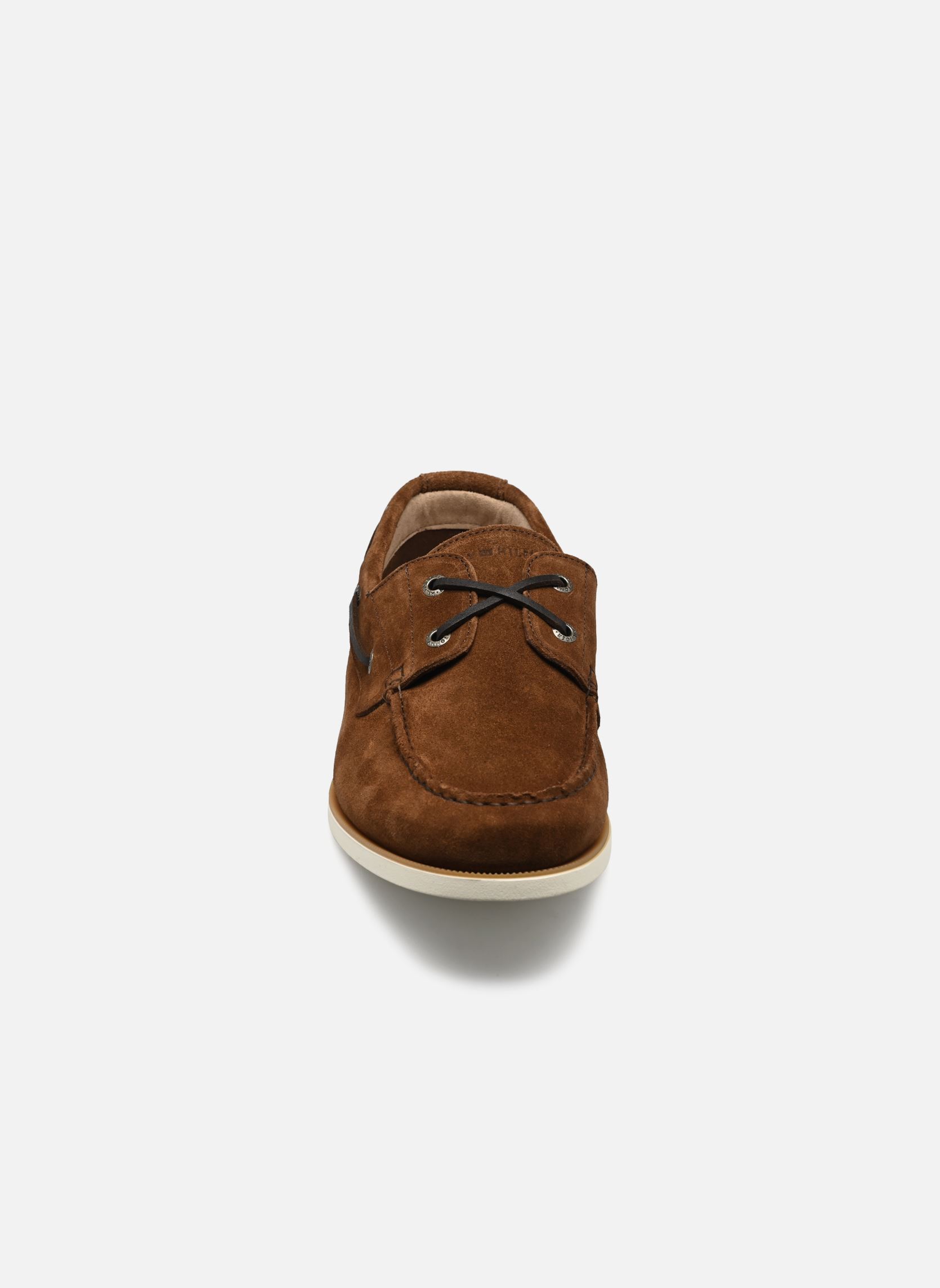 Chaussures bateaux TH BOAT SHOE CORE SUEDE homme marron Tommy Hilfiger Chaussures bateaux TH BOAT SHOE CORE SUEDE homme marron ROCKEFELLER BROWN