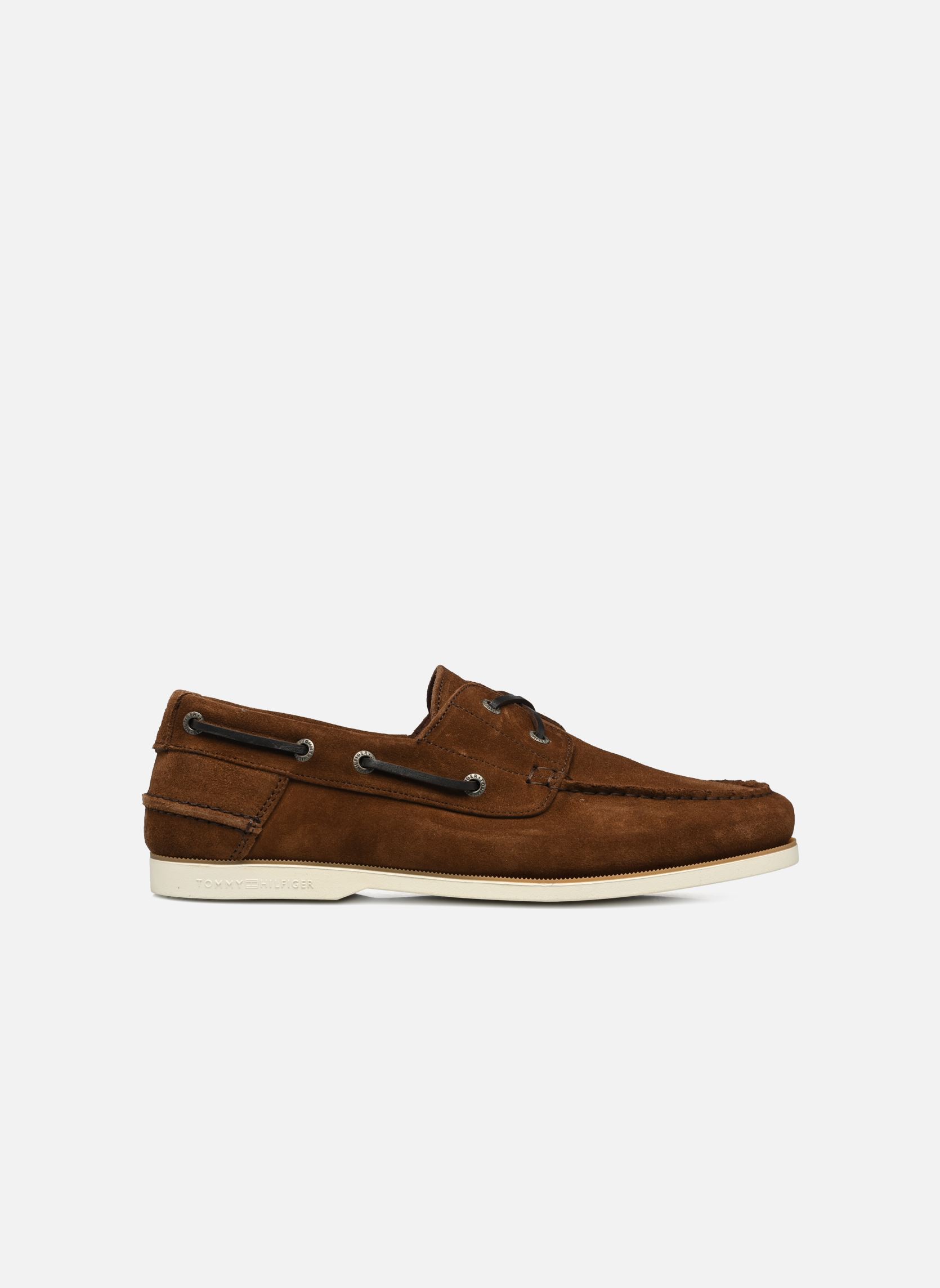 Chaussures bateaux TH BOAT SHOE CORE SUEDE homme marron Tommy Hilfiger Chaussures bateaux TH BOAT SHOE CORE SUEDE homme marron ROCKEFELLER BROWN