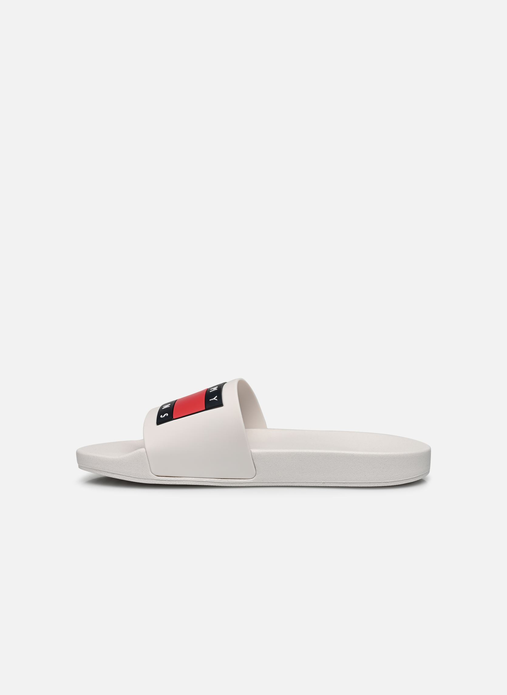 Badeschlappen TOMMY JEANS POOL SLIDE ESS herren weiß Tommy Hilfiger Badeschlappen TOMMY JEANS POOL SLIDE ESS herren weiß ECRU