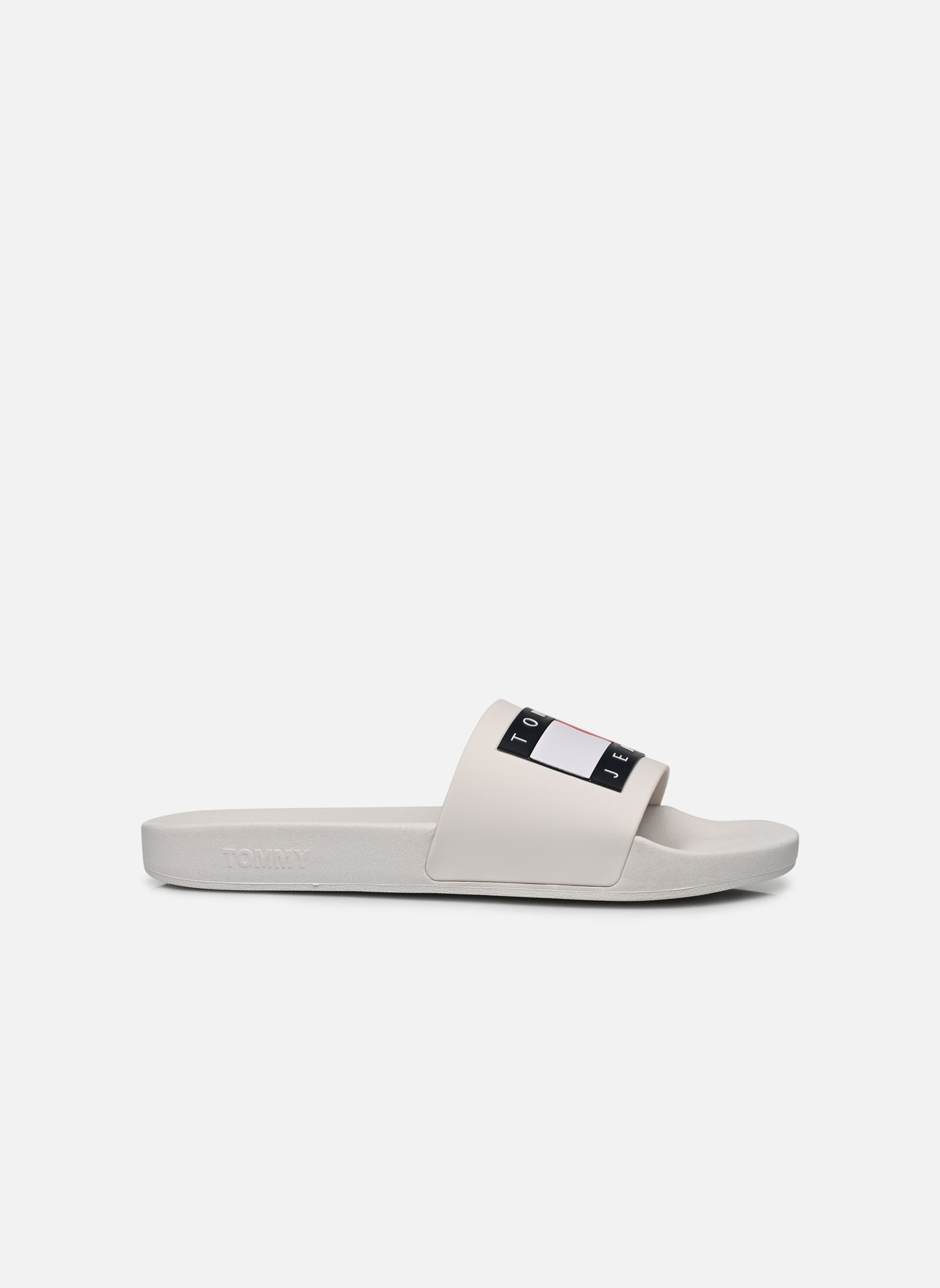 Badeschlappen TOMMY JEANS POOL SLIDE ESS herren weiß Tommy Hilfiger Badeschlappen TOMMY JEANS POOL SLIDE ESS herren weiß ECRU