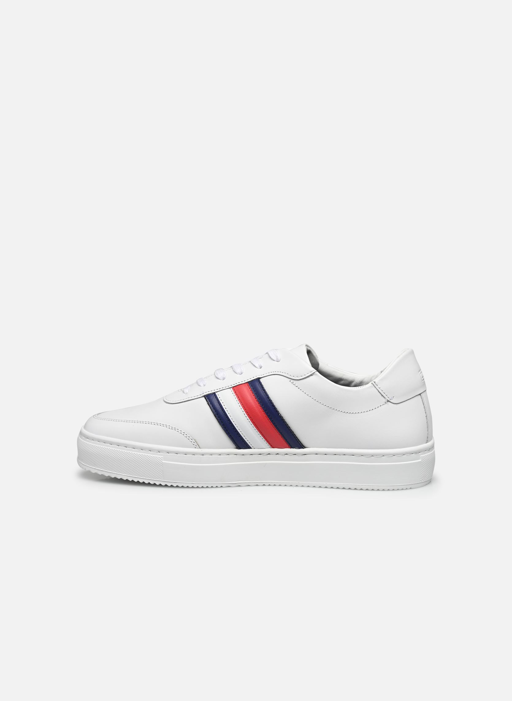 Niedrige Sneaker PREMIUM CUPSOLE MONO LEATHER herren weiß Tommy Hilfiger Niedrige Sneaker PREMIUM CUPSOLE MONO LEATHER herren weiß WHITE