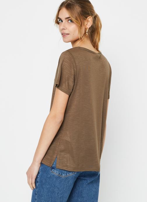 Buy Vila VIELLETTE SATIN L/S SHIRT/SU - NOOS - Snow White