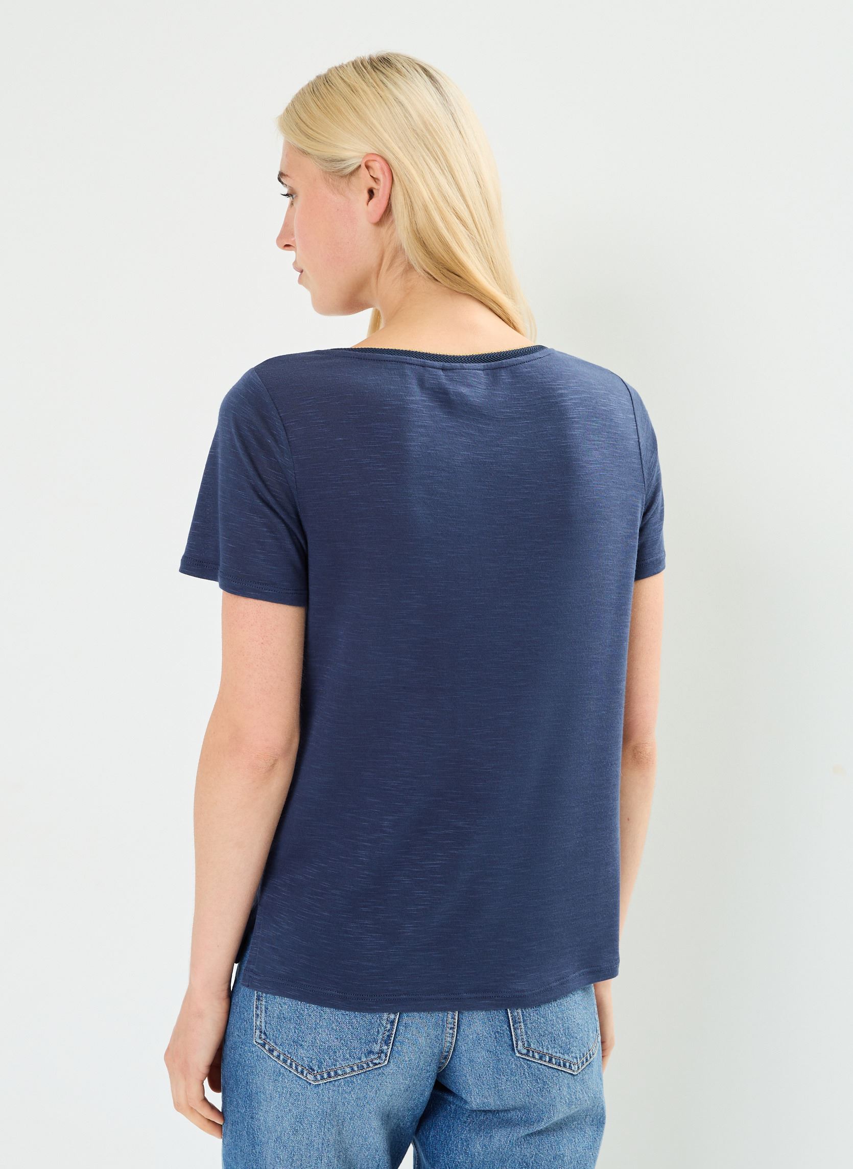 Tee-shirts VINOEL LUREX S/S TOP - NOOS femme bleu Vila Tee-shirts VINOEL LUREX S/S TOP - NOOS femme bleu Total Eclipse
