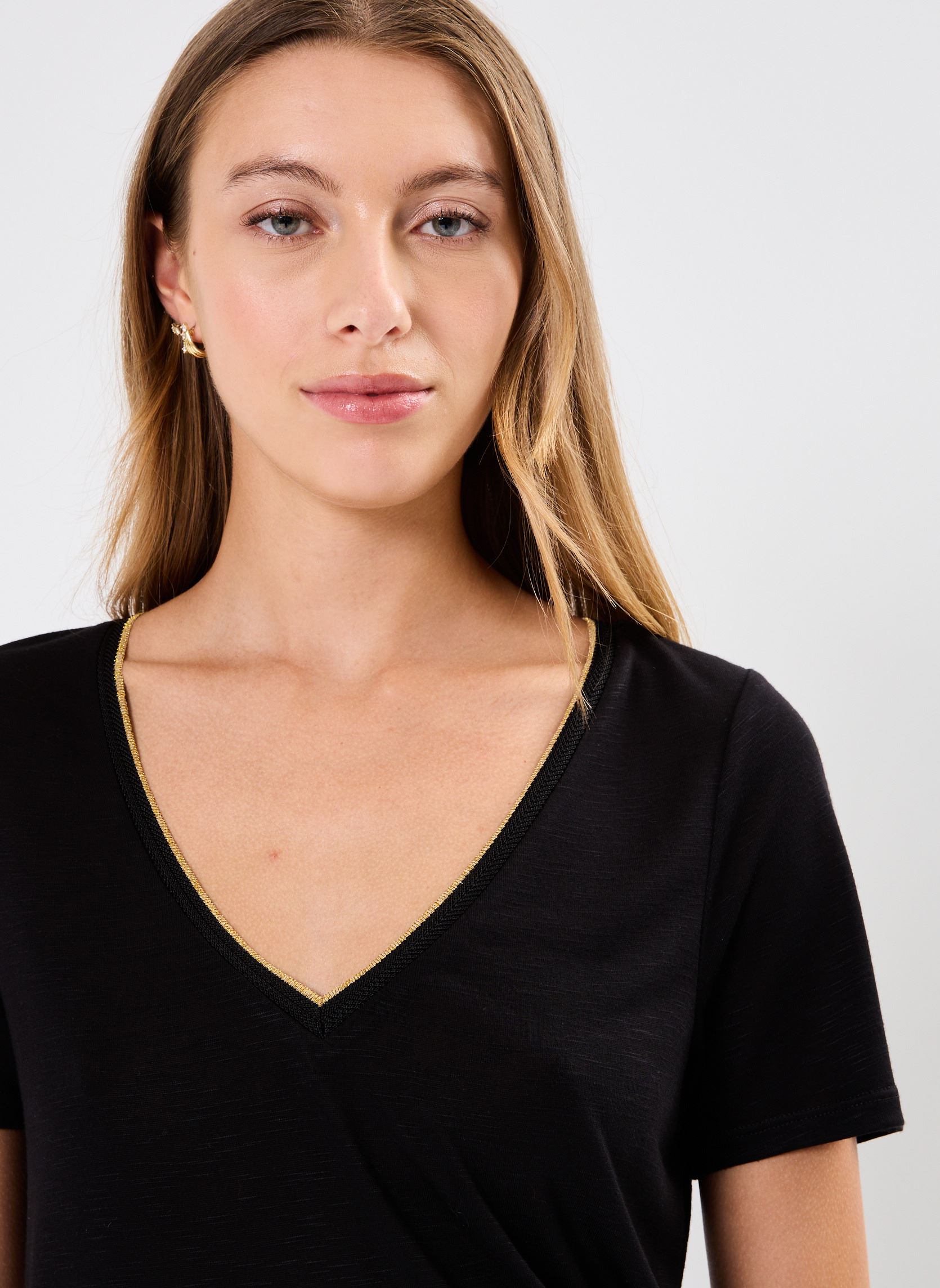 T-Shirts VINOEL LUREX S/S TOP - NOOS damen schwarz Vila T-Shirts VINOEL LUREX S/S TOP - NOOS damen schwarz Black