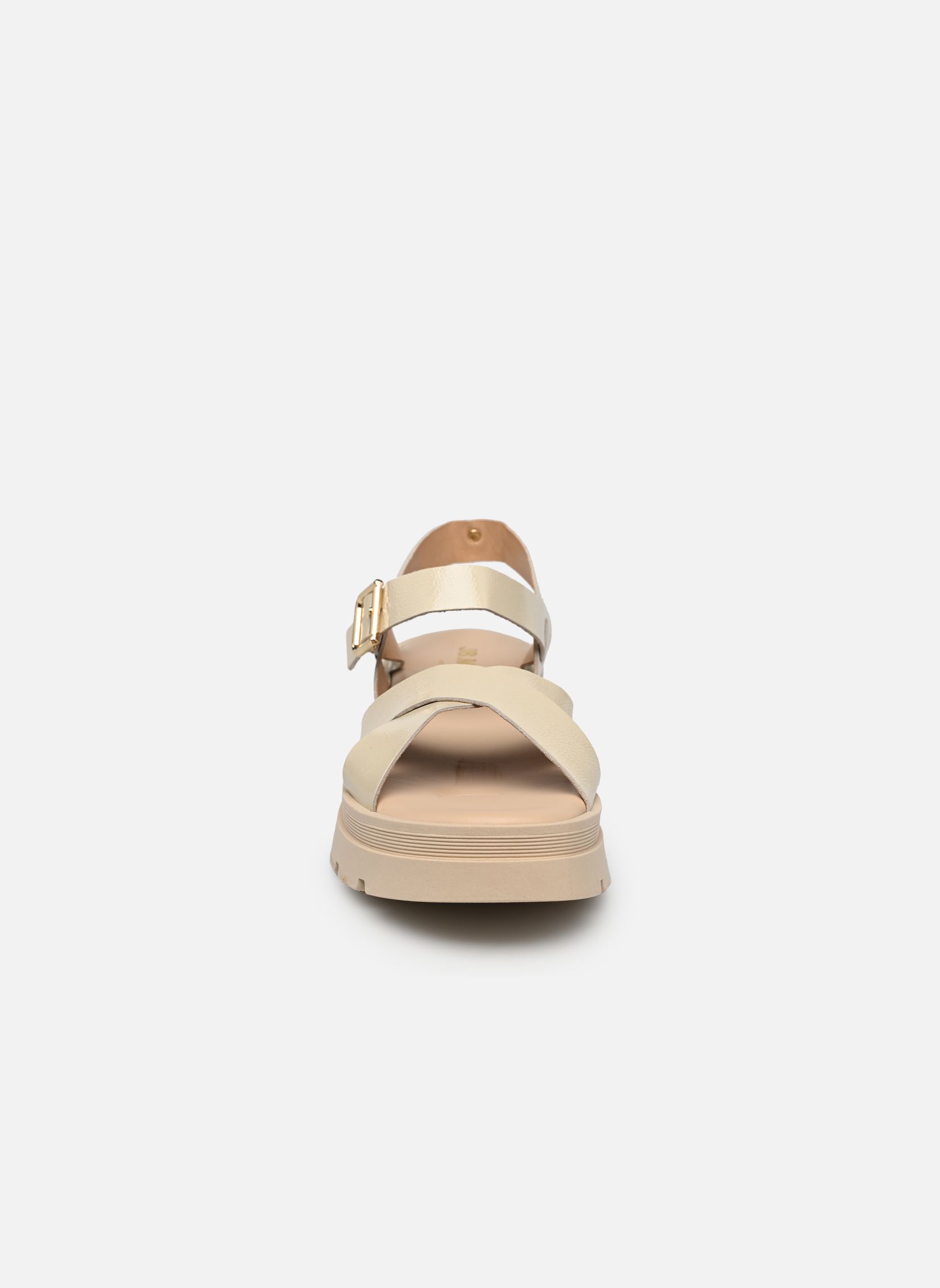 Sandales compensées et plateformes 1DECIDEE femme blanc JB Martin Sandales compensées et plateformes 1DECIDEE femme blanc Vernis Off White