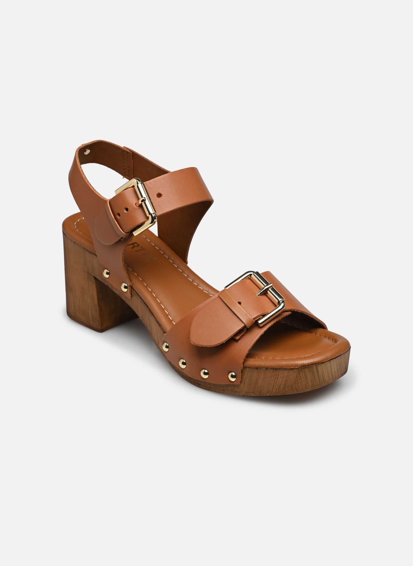 Sandalias 1DONA mujer marrón JB Martin Sandalias 1DONA mujer marrón Veau Camel