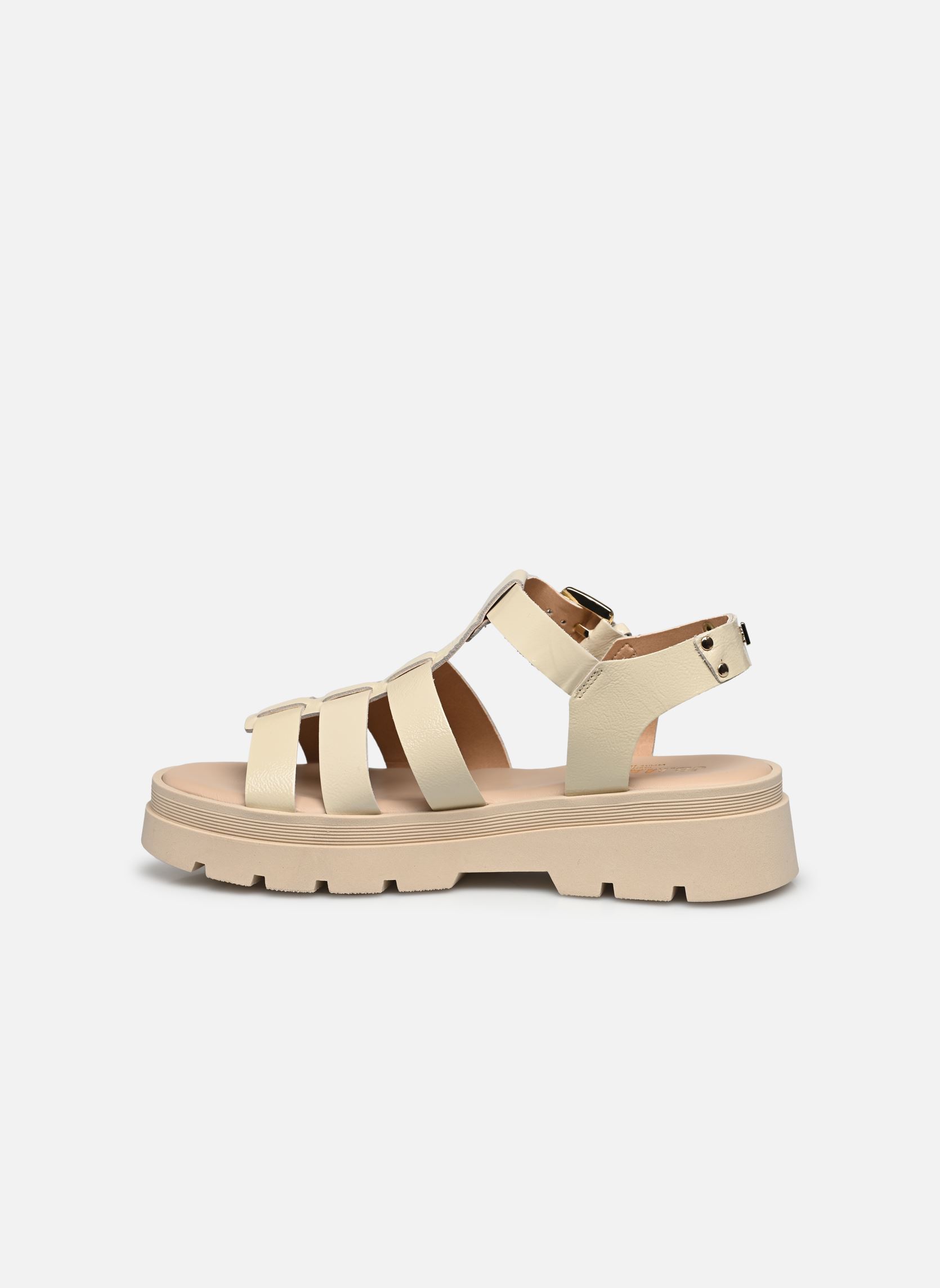 Sandales compensées et plateformes DELICE femme blanc JB Martin Sandales compensées et plateformes DELICE femme blanc Vernis Off White