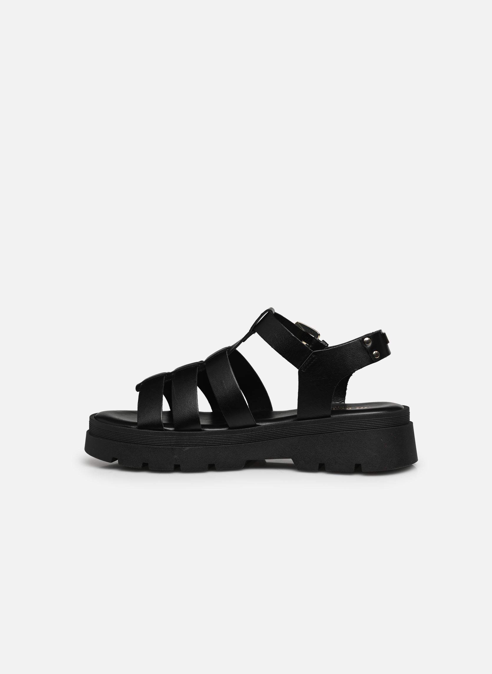 Sandales compensées et plateformes DELICE femme noir JB Martin Sandales compensées et plateformes DELICE femme noir Veau Noir