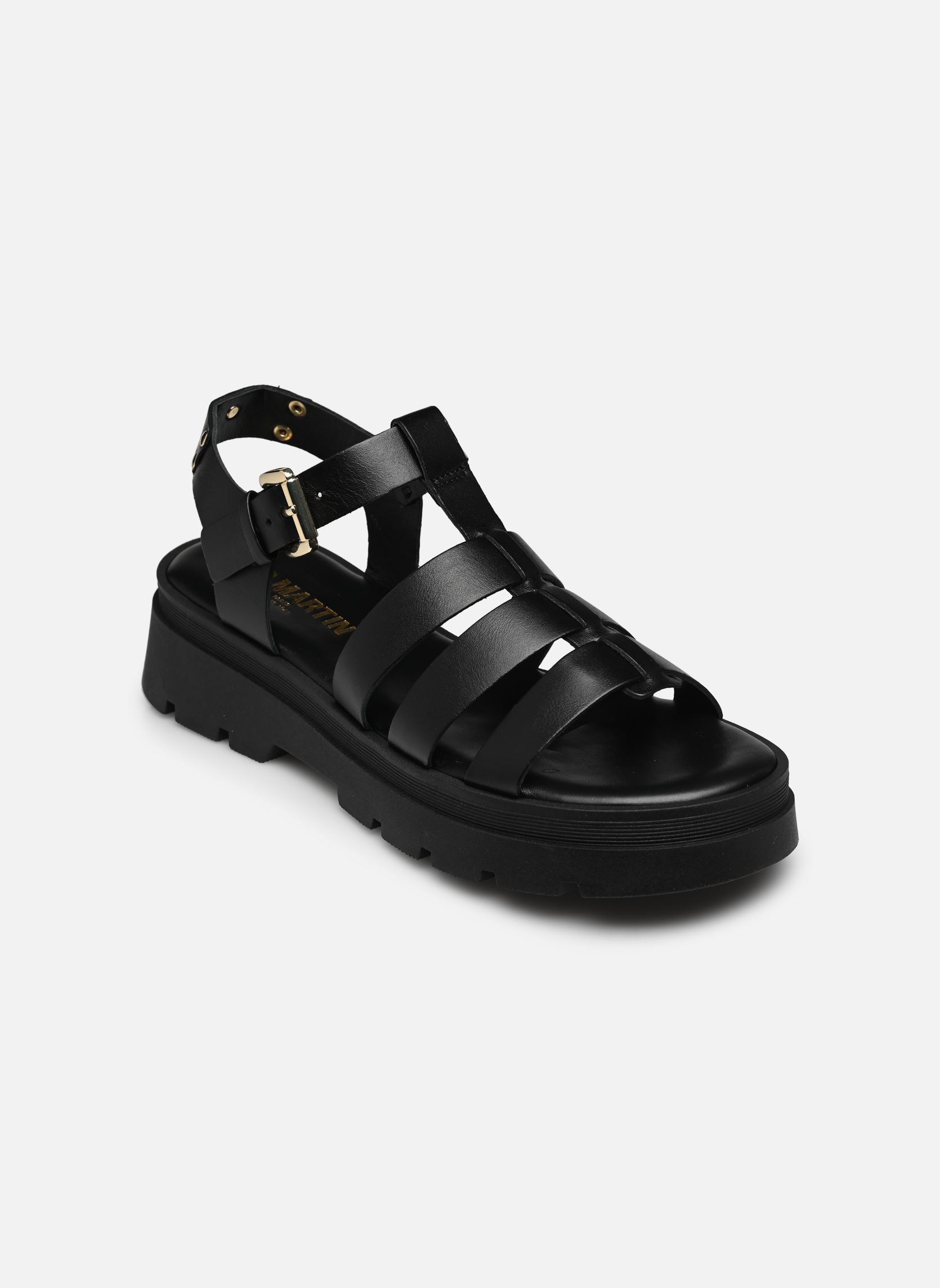 Sandales compensées et plateformes DELICE femme noir JB Martin Sandales compensées et plateformes DELICE femme noir Veau Noir