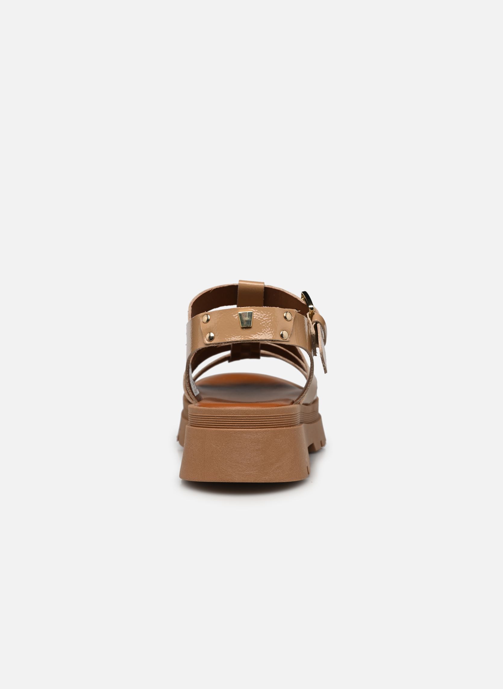 Sandales compensées et plateformes DELICE femme beige JB Martin Sandales compensées et plateformes DELICE femme beige vernis sable